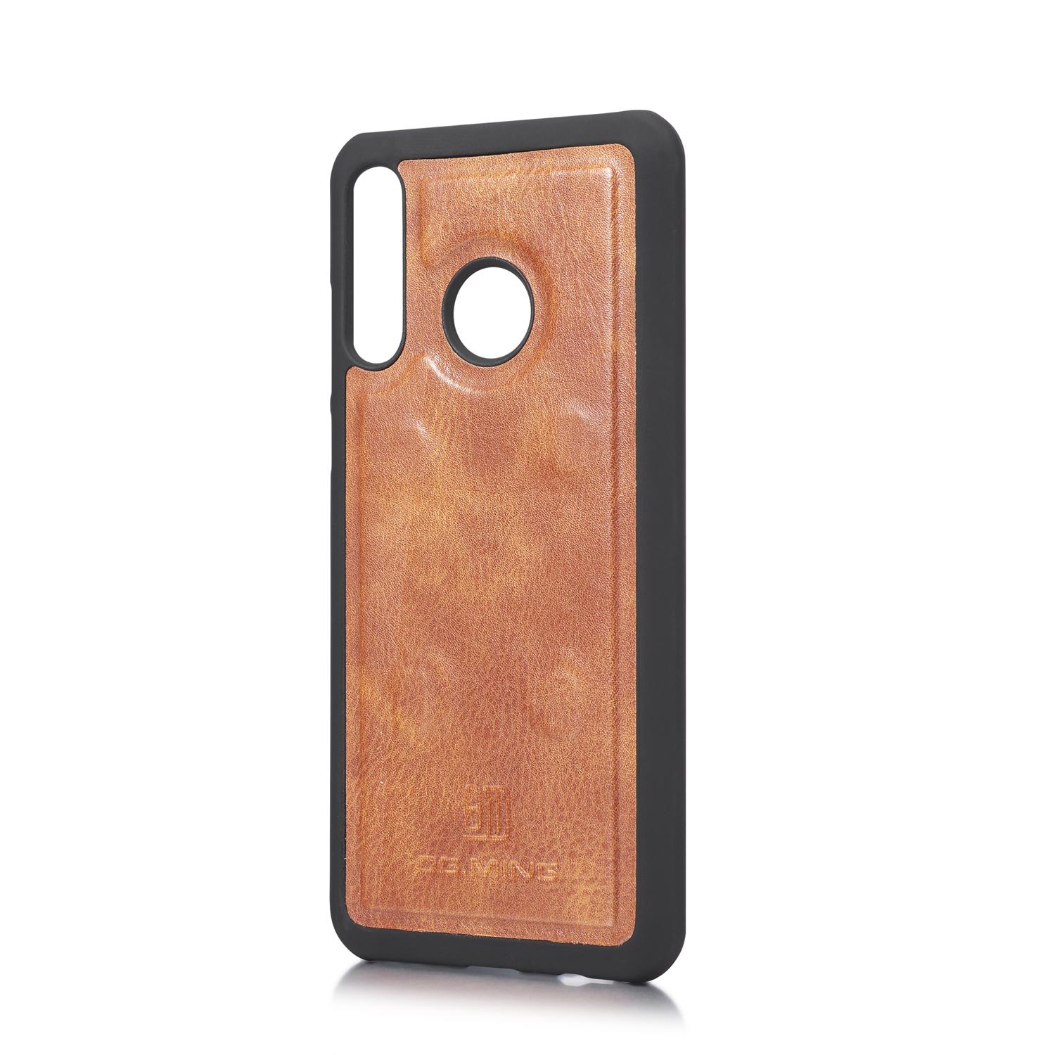 Huawei P30 Lite Pungetui med aftageligt cover, Cognac