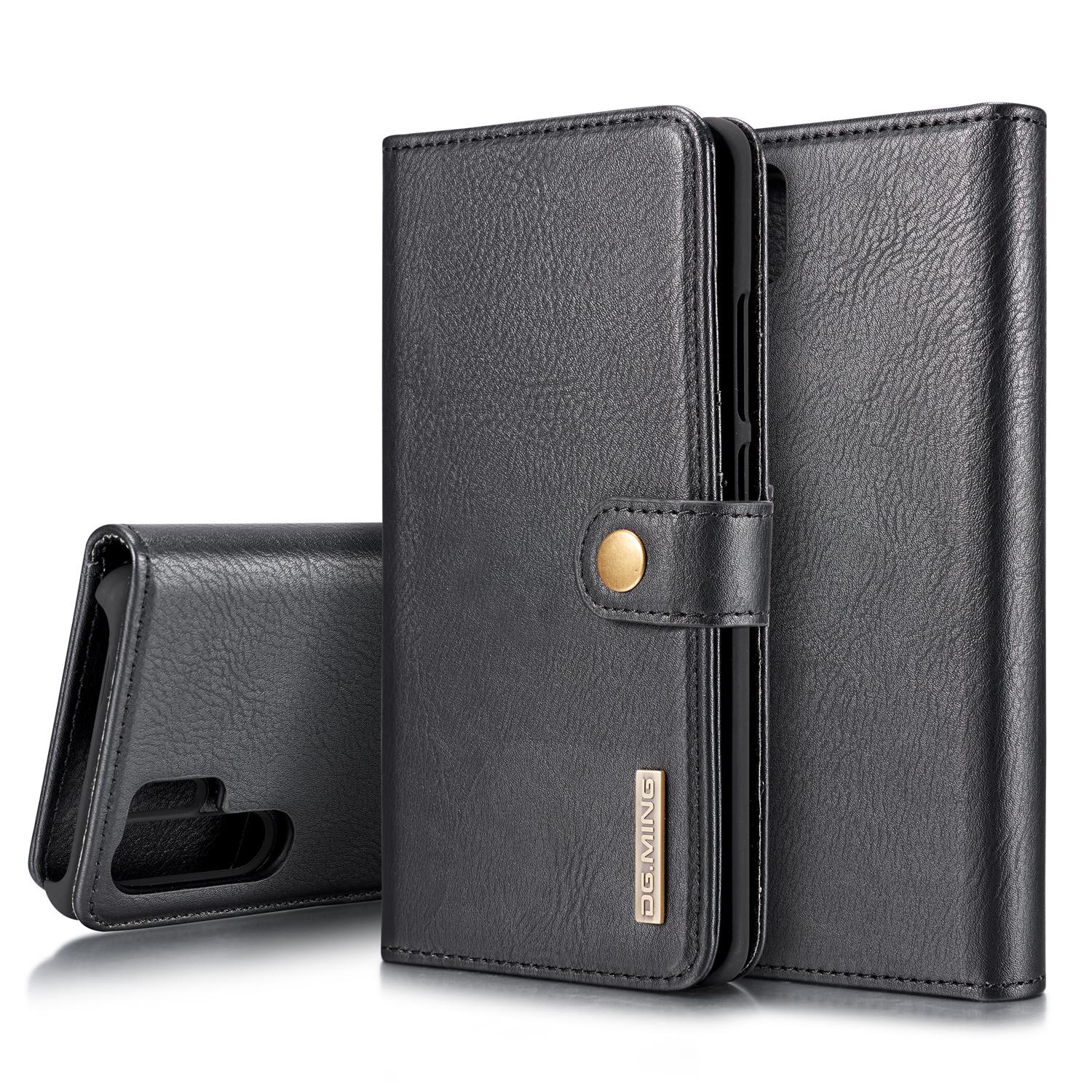 Huawei P30 Pro Pungetui med aftageligt cover, Black