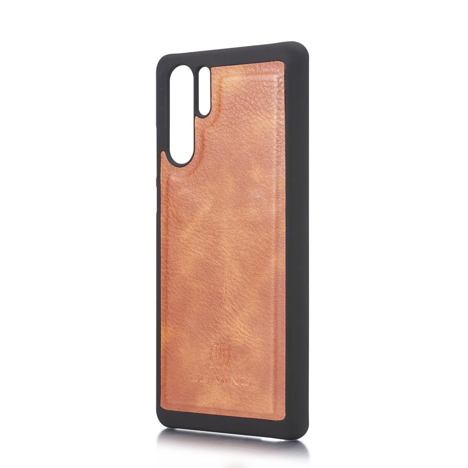 Huawei P30 Pro Pungetui med aftageligt cover, Cognac