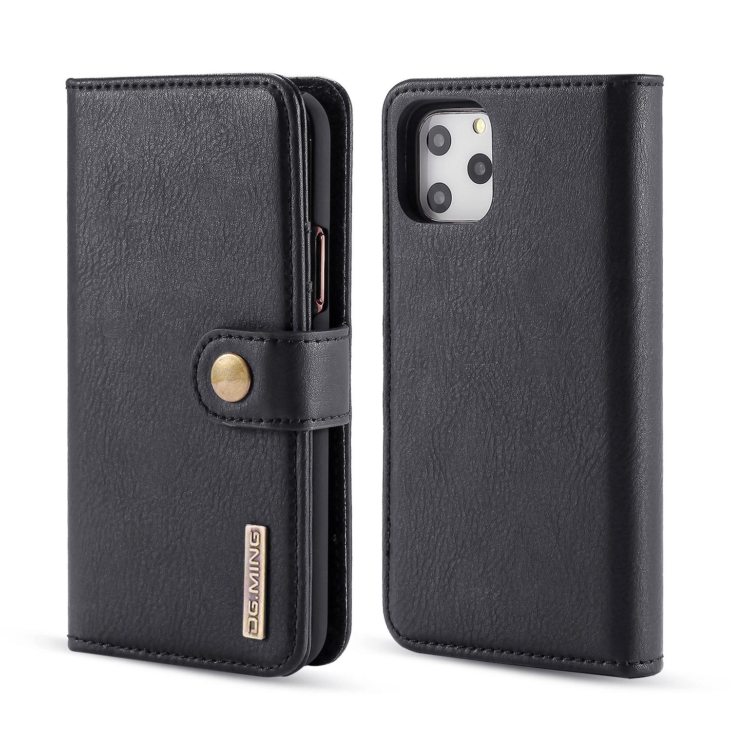 iPhone 11 Pro Max Pungetui med aftageligt cover, Black