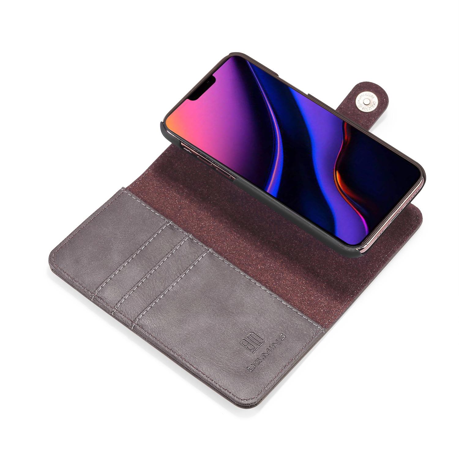 iPhone 11 Pro Max Pungetui med aftageligt cover, Brown
