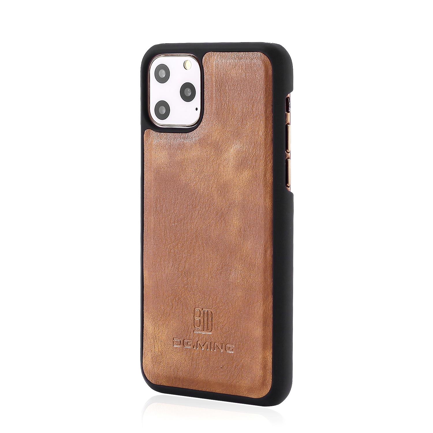iPhone 11 Pro Max Pungetui med aftageligt cover, Cognac