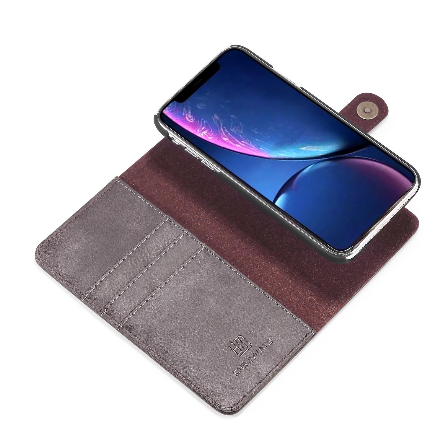 iPhone 11 Pungetui med aftageligt cover, Brown