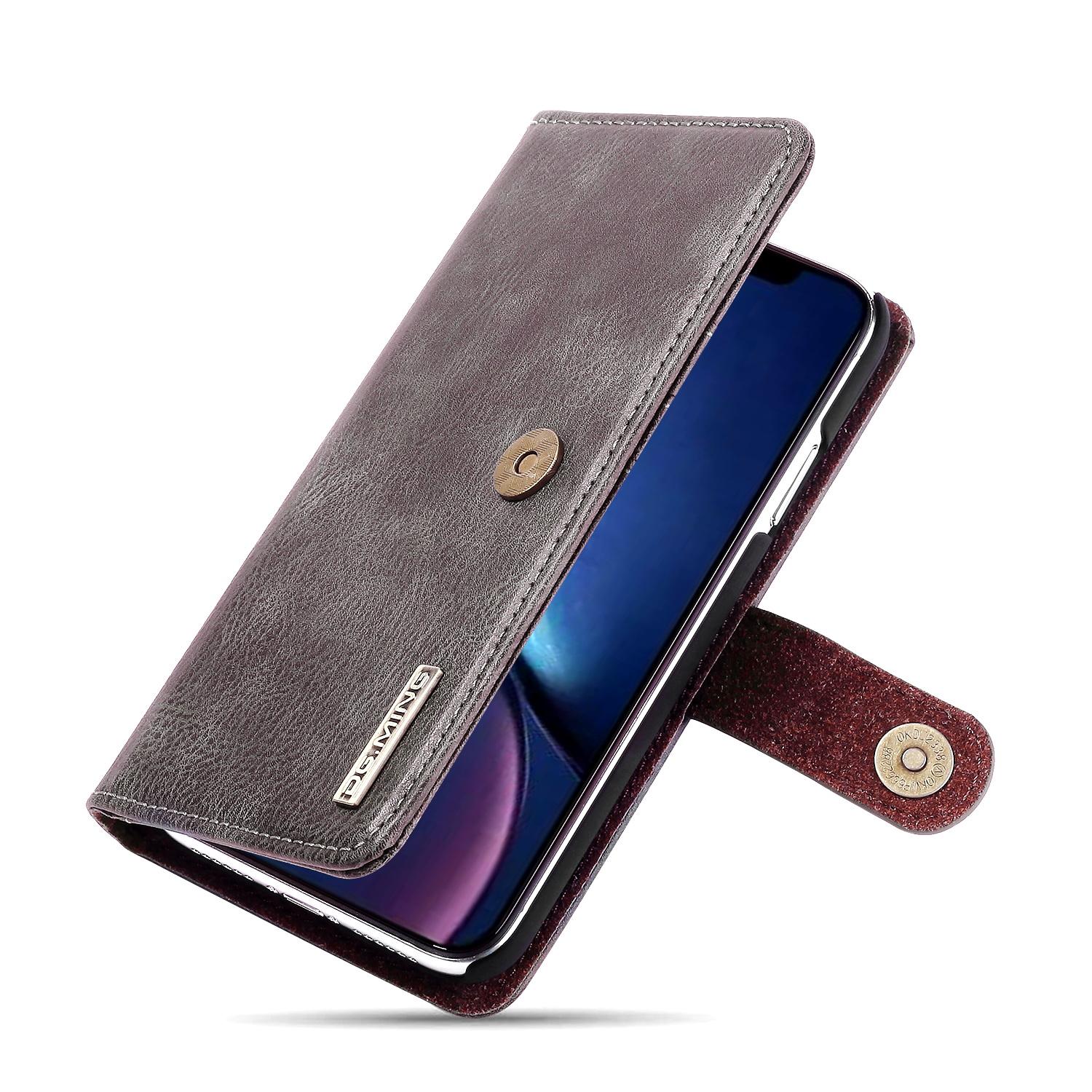 iPhone 11 Pungetui med aftageligt cover, Brown