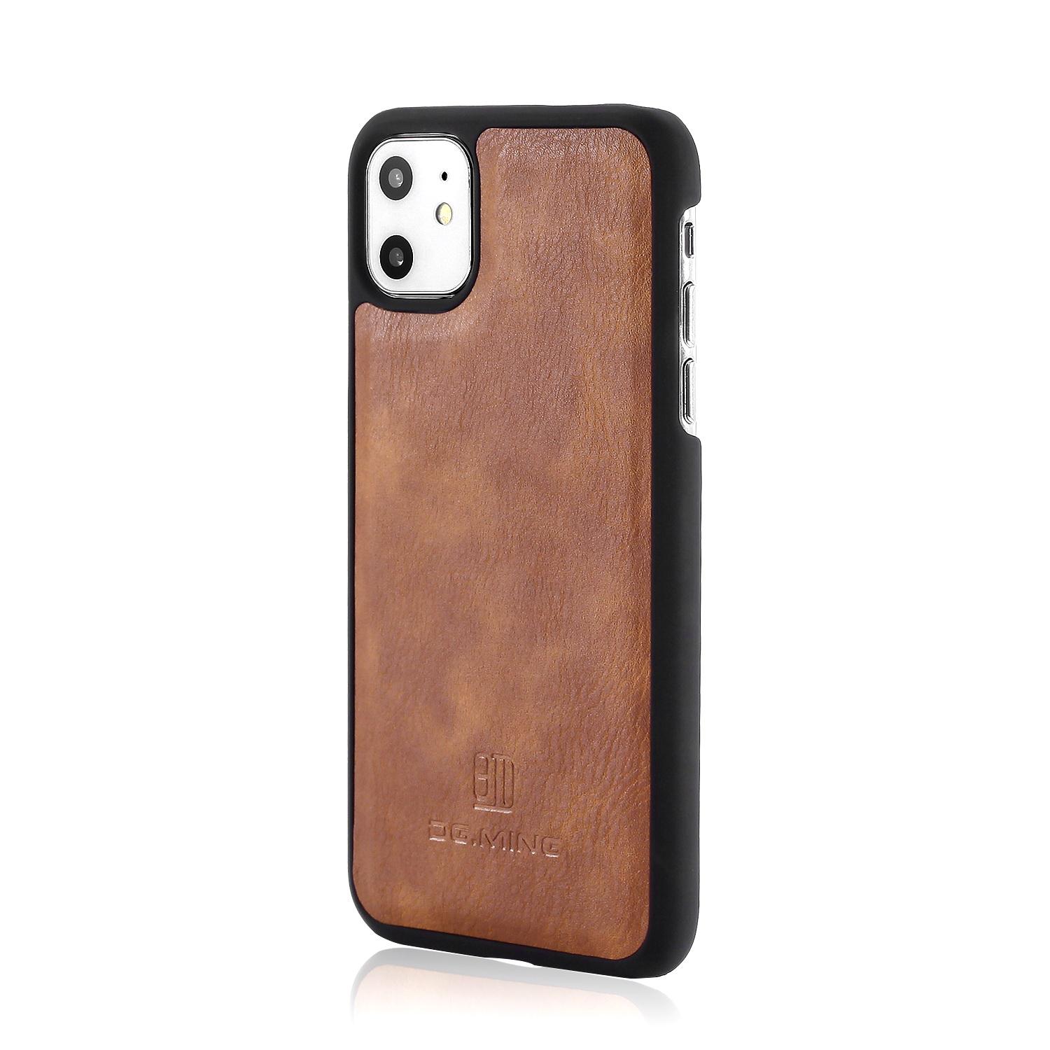 iPhone 11 Pungetui med aftageligt cover, Cognac