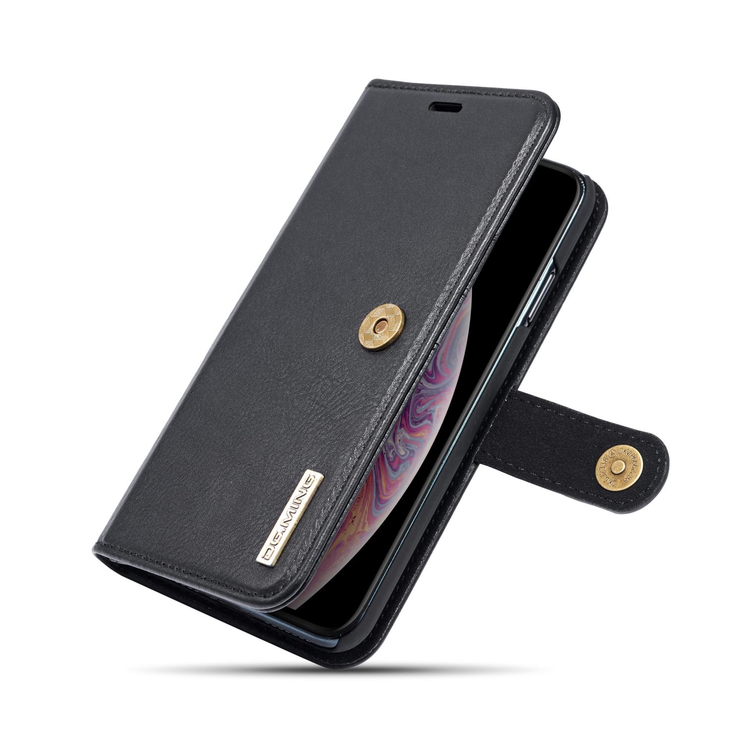 iPhone Xs Max Pungetui med aftageligt cover, Black