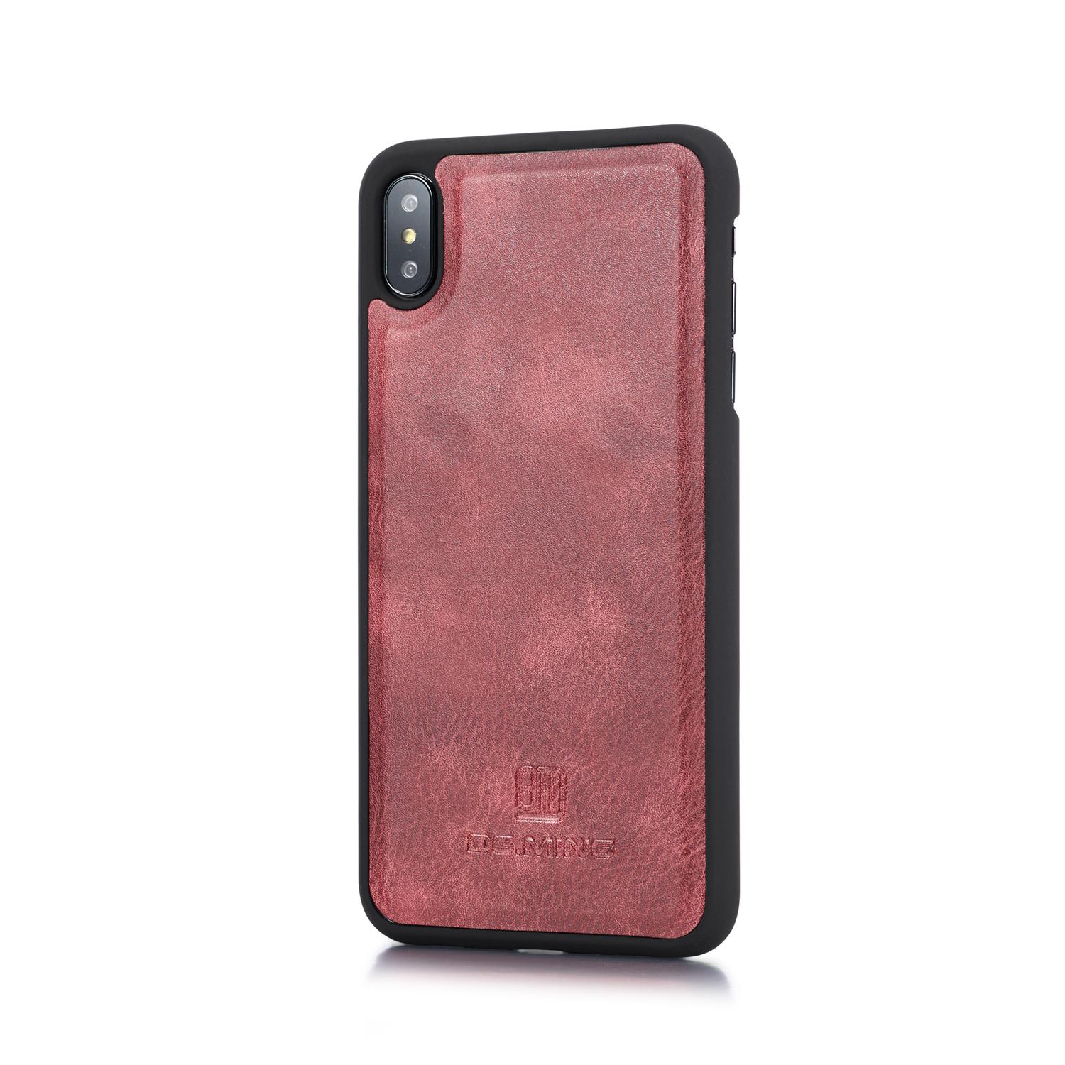 iPhone X/XS Pungetui med aftageligt cover, Red
