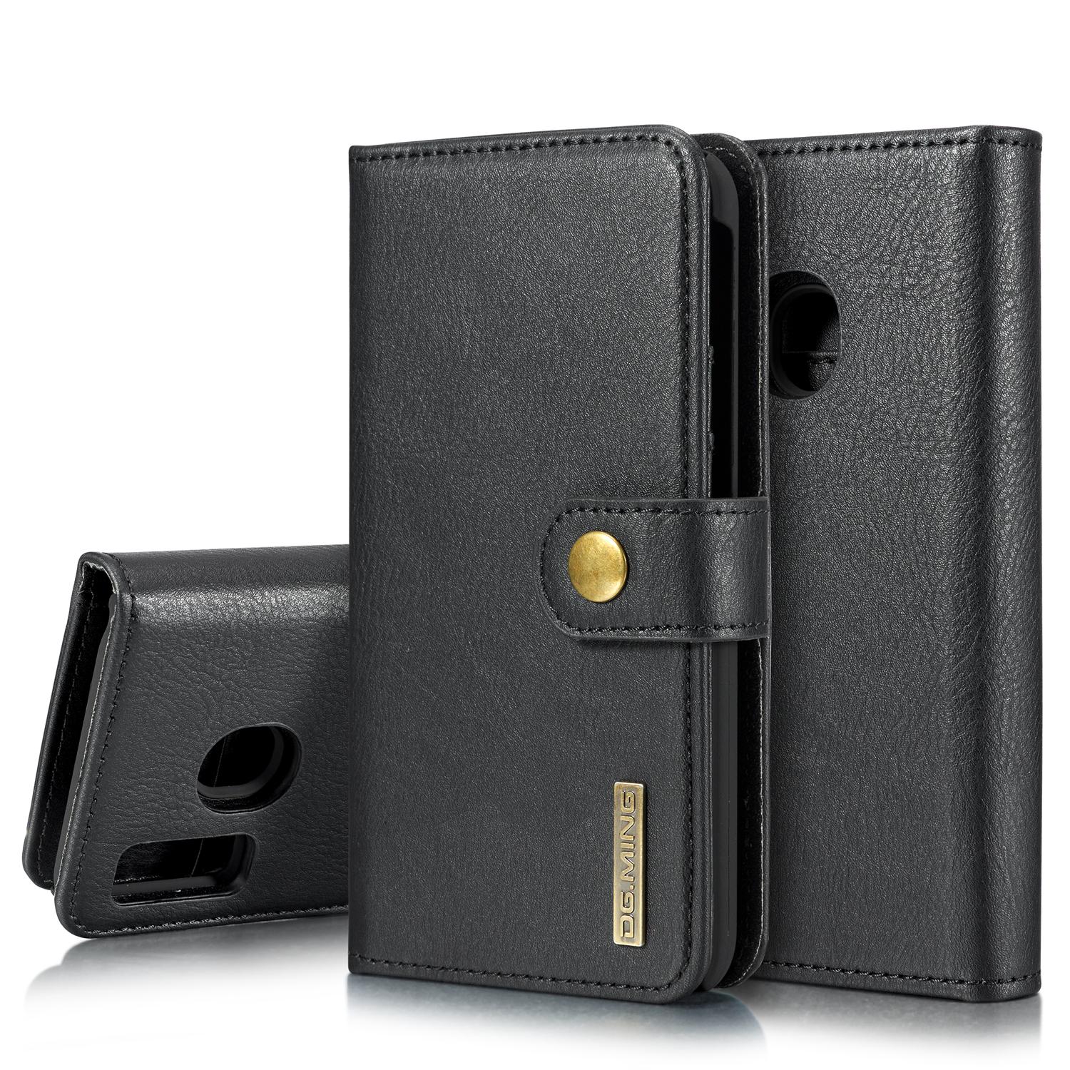 Samsung Galaxy A40 Pungetui med aftageligt cover, Black