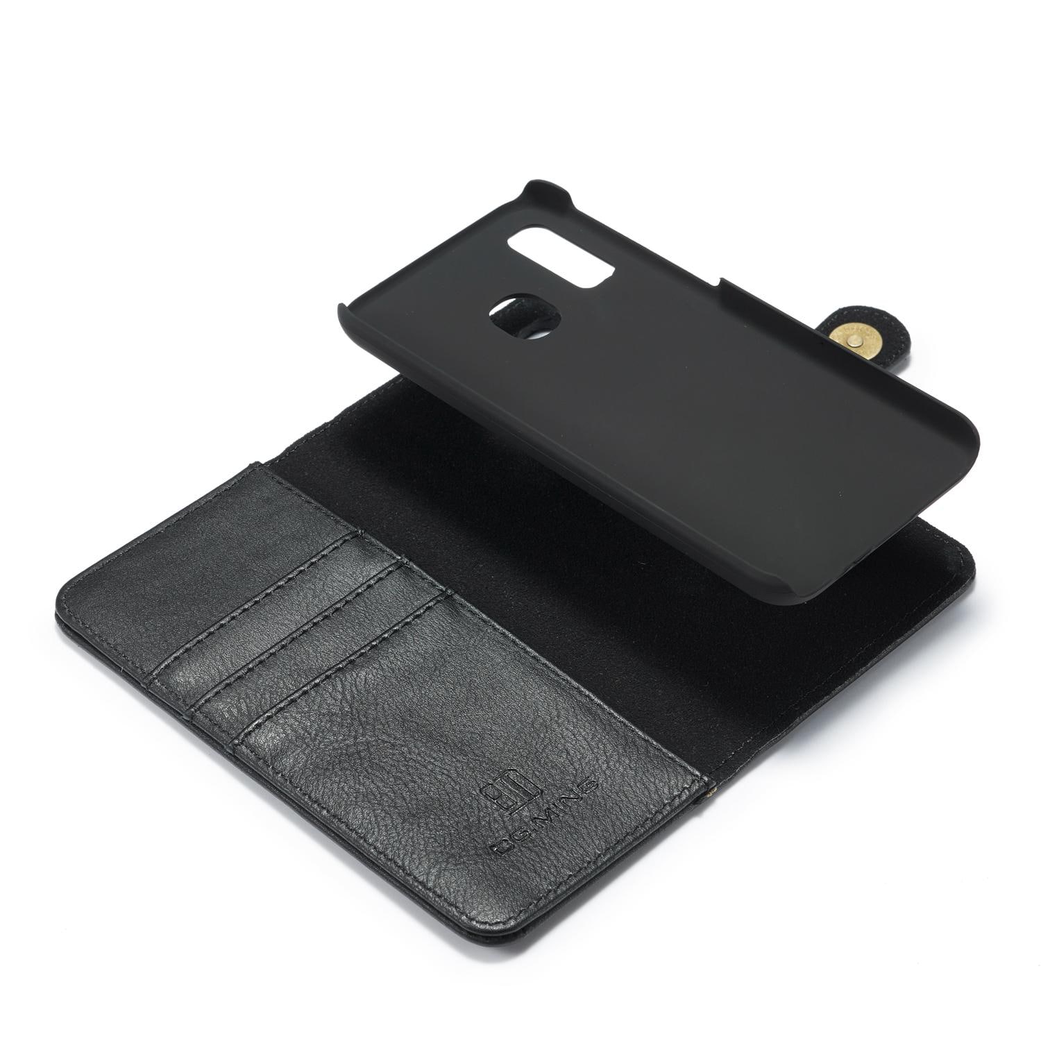 Samsung Galaxy A40 Pungetui med aftageligt cover, Black