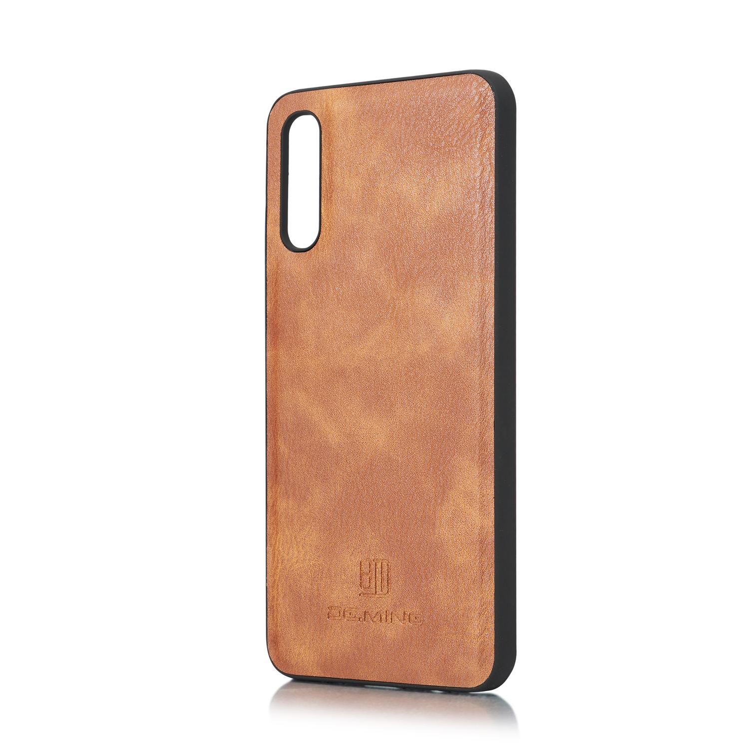 Samsung Galaxy A50 Pungetui med aftageligt cover, Cognac