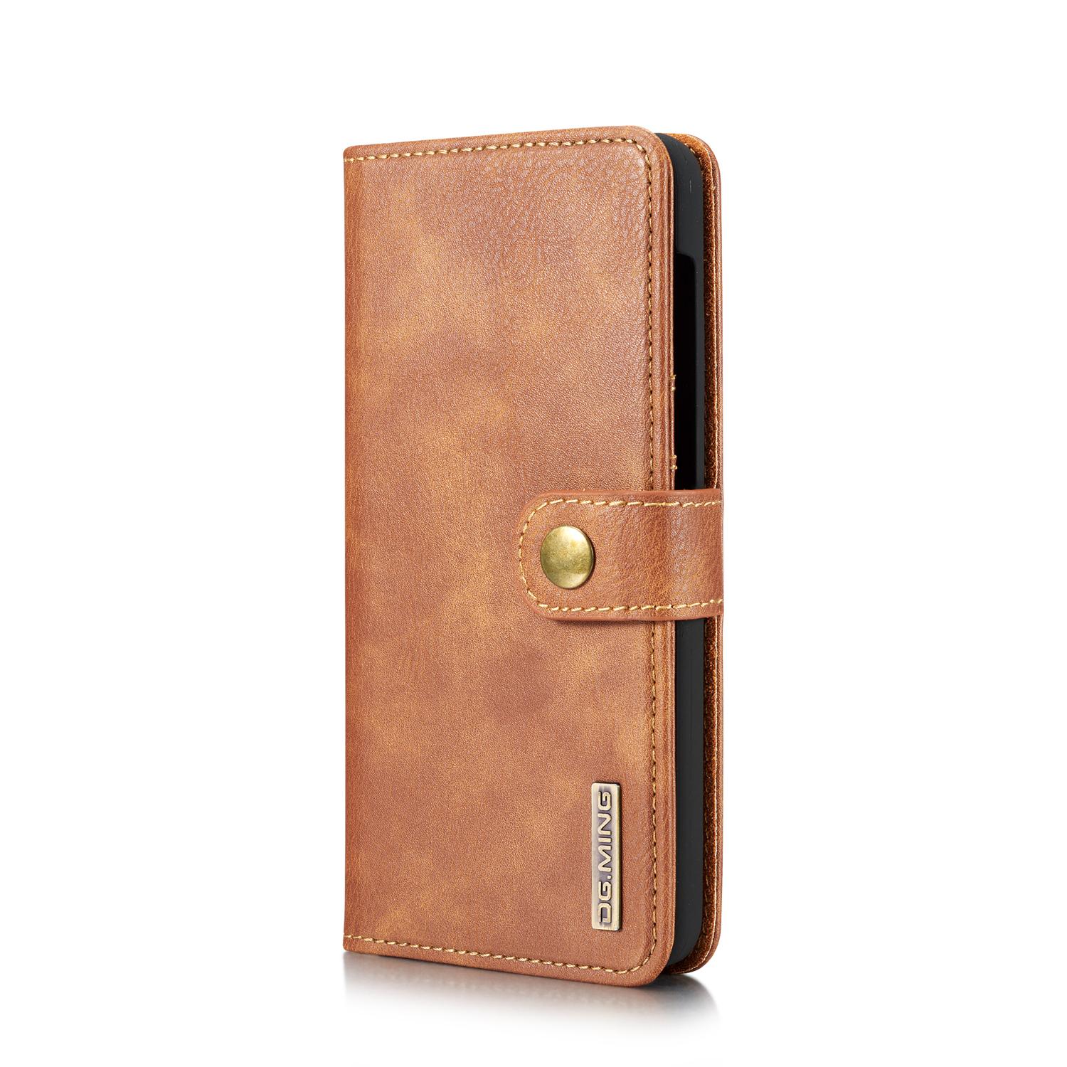 Samsung Galaxy A50 Pungetui med aftageligt cover, Cognac