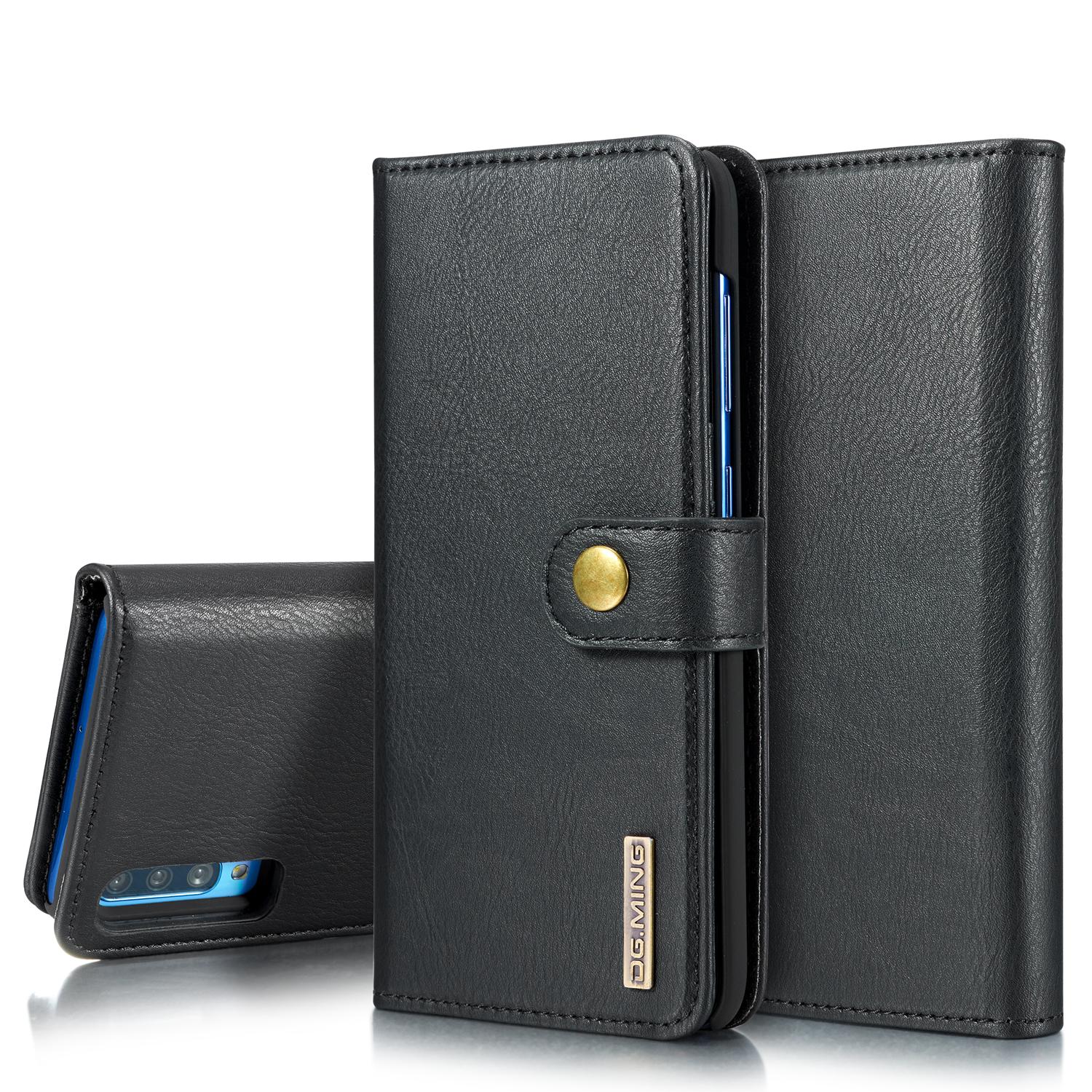 Samsung Galaxy A70 Pungetui med aftageligt cover, Black