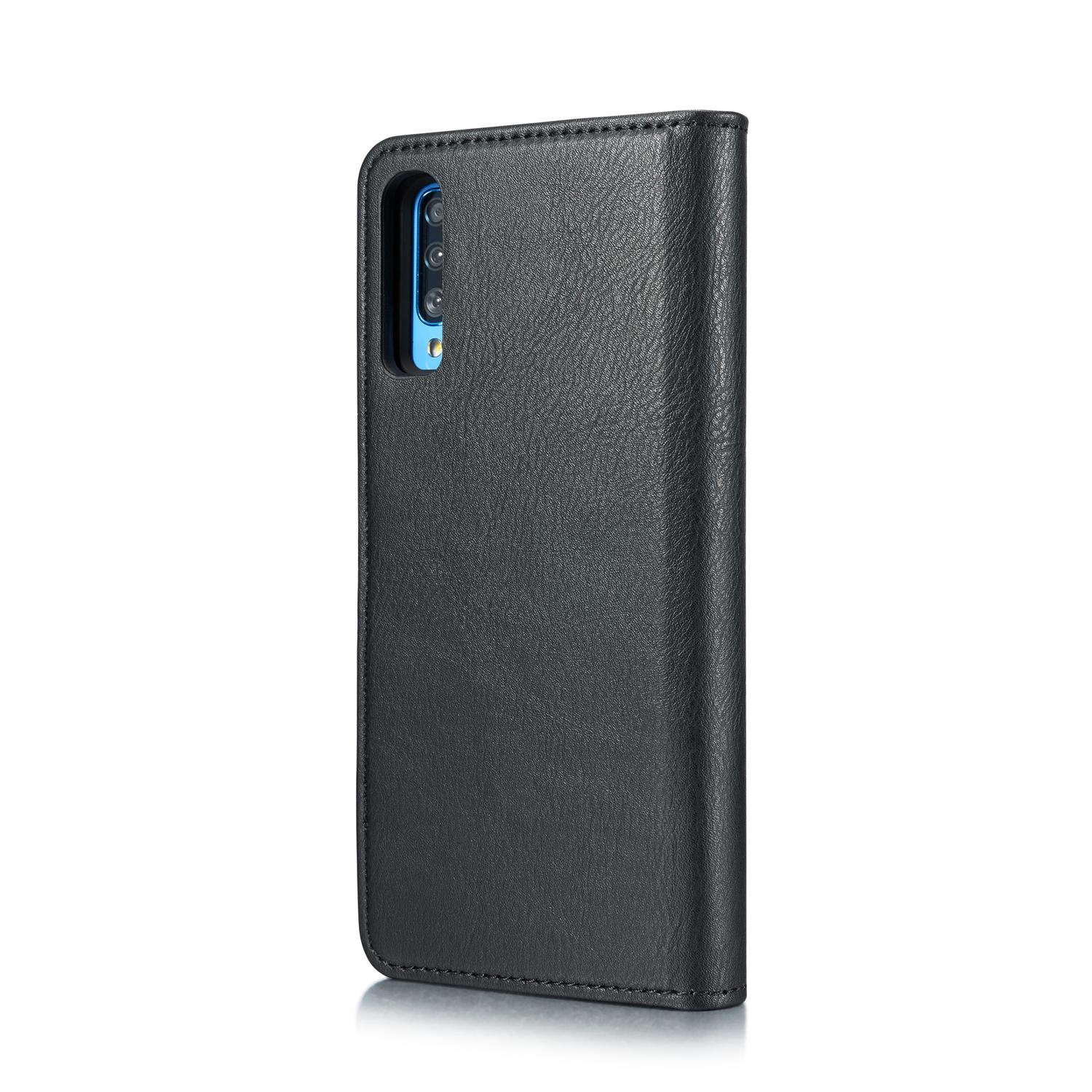 Samsung Galaxy A70 Pungetui med aftageligt cover, Black