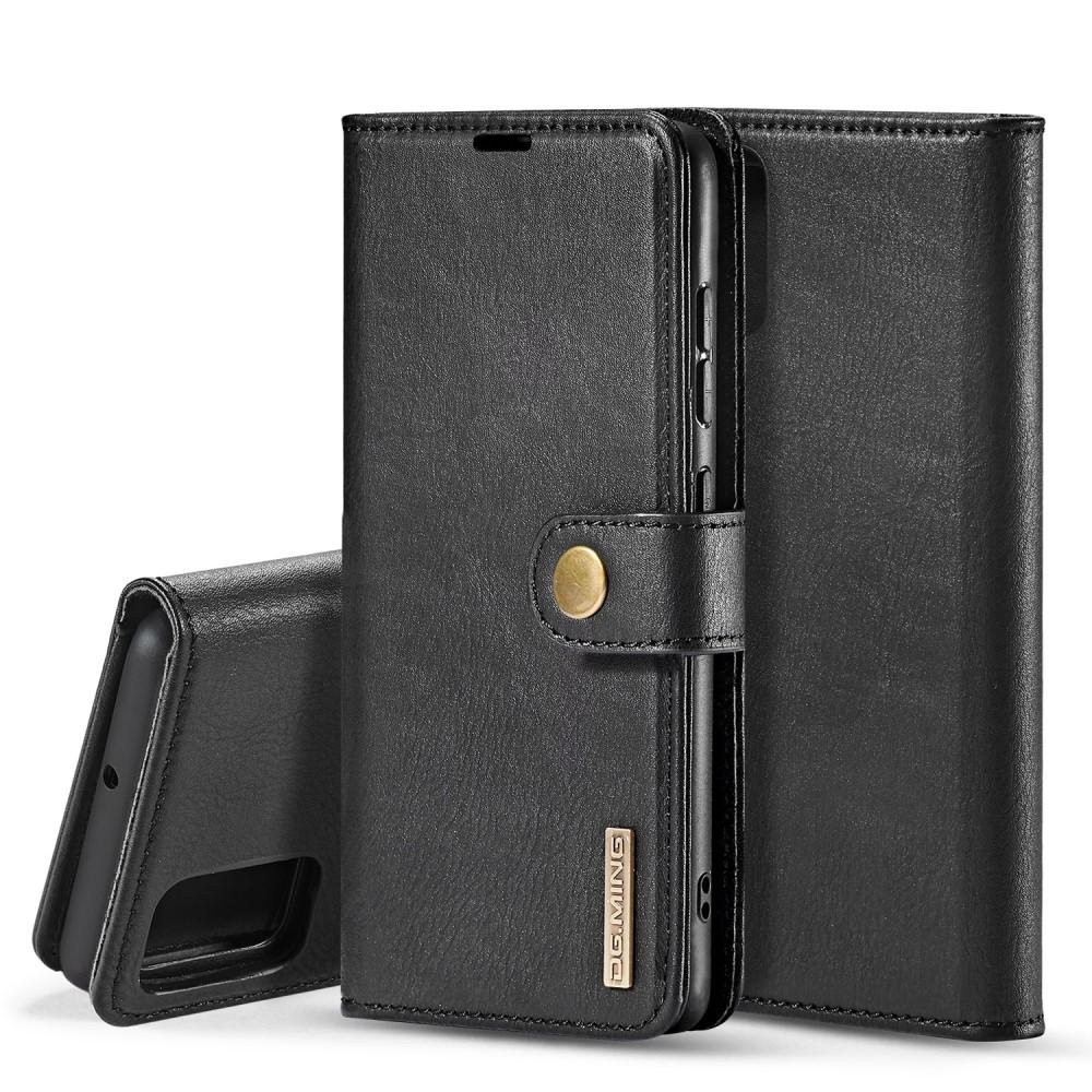 Samsung Galaxy A71 Pungetui med aftageligt cover, Black