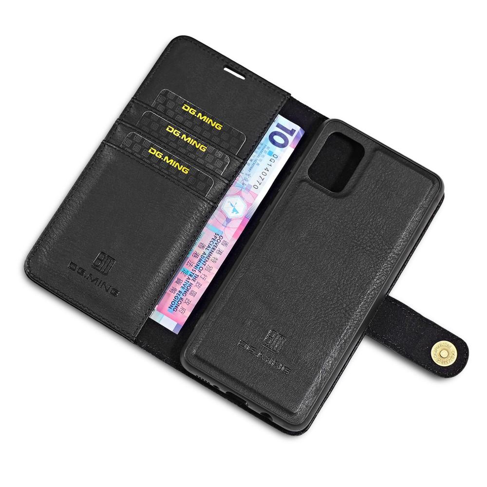 Samsung Galaxy A71 Pungetui med aftageligt cover, Black