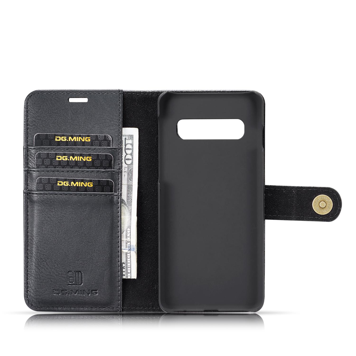 Samsung Galaxy S10 Pungetui med aftageligt cover, Black