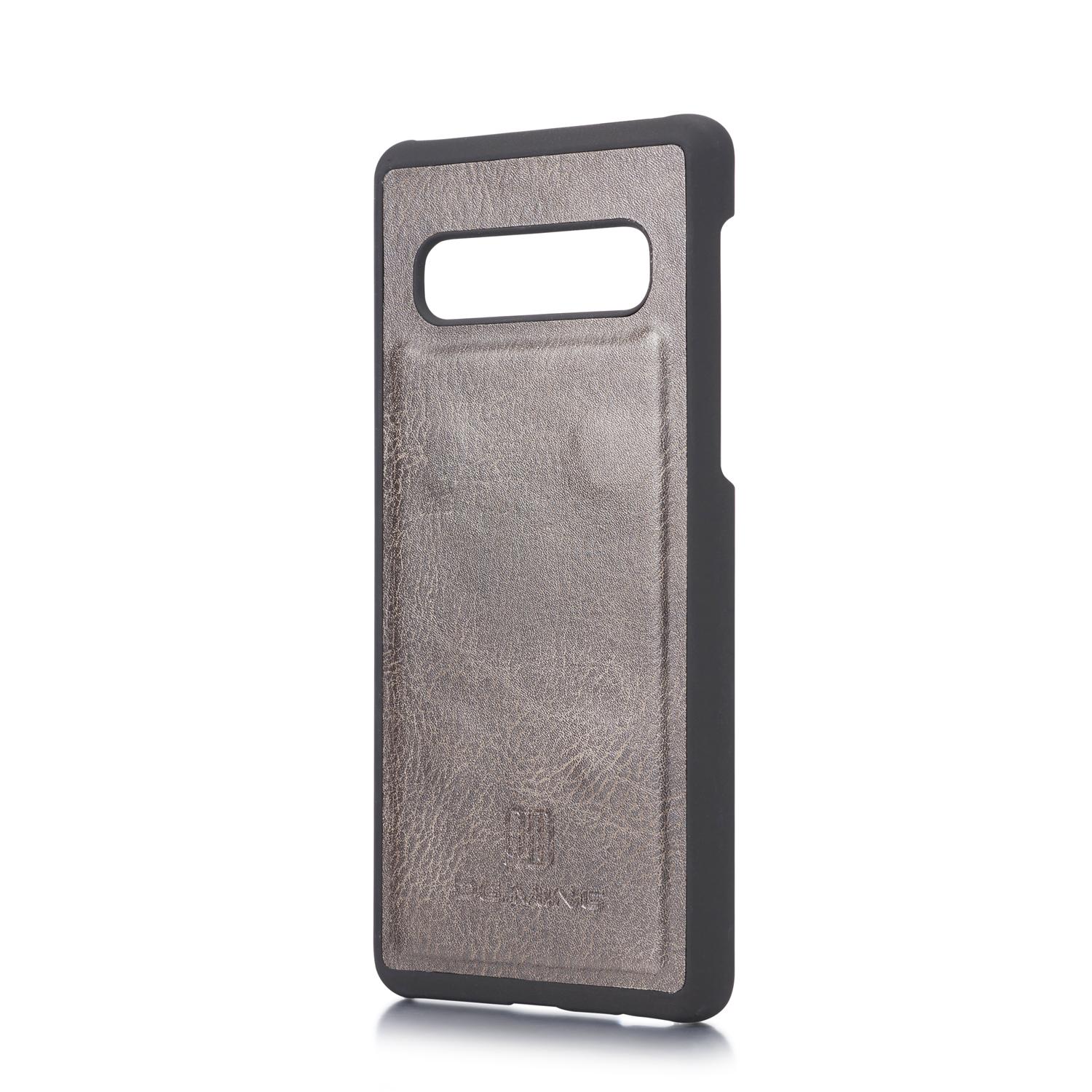 Samsung Galaxy S10 Pungetui med aftageligt cover, Brown