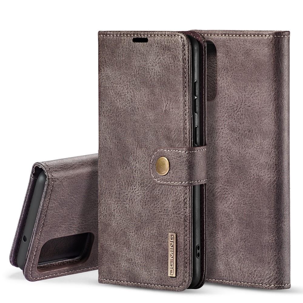 Samsung Galaxy S20 Pungetui med aftageligt cover, Brown
