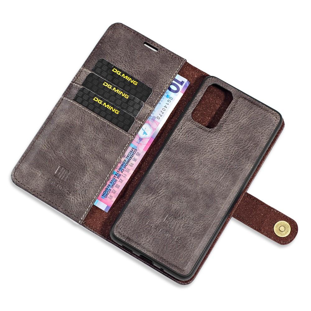 Samsung Galaxy S20 Pungetui med aftageligt cover, Brown