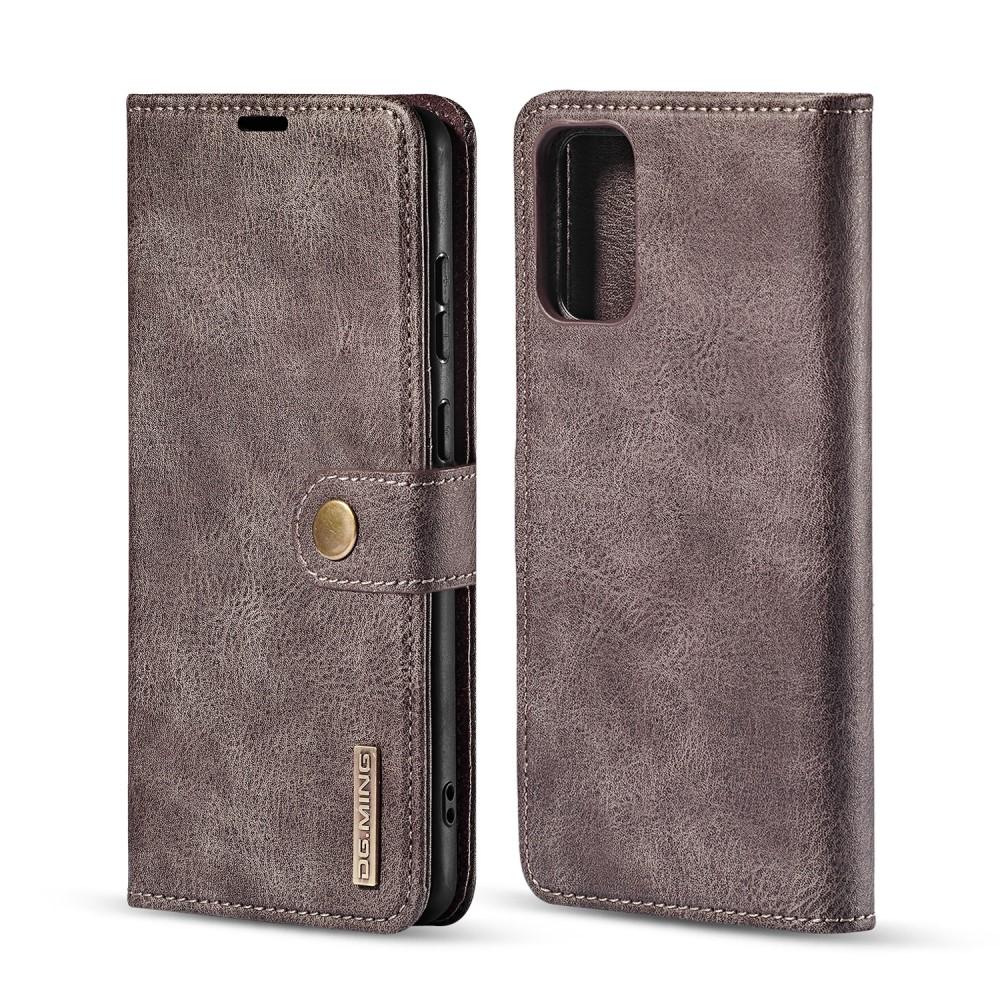 Samsung Galaxy S20 Pungetui med aftageligt cover, Brown