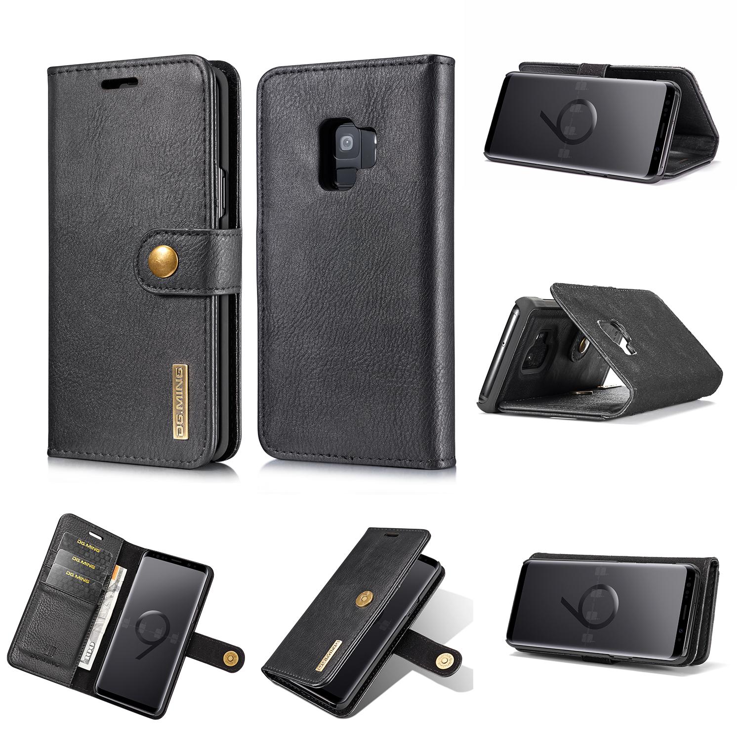 Samsung Galaxy S9 Pungetui med aftageligt cover, Black