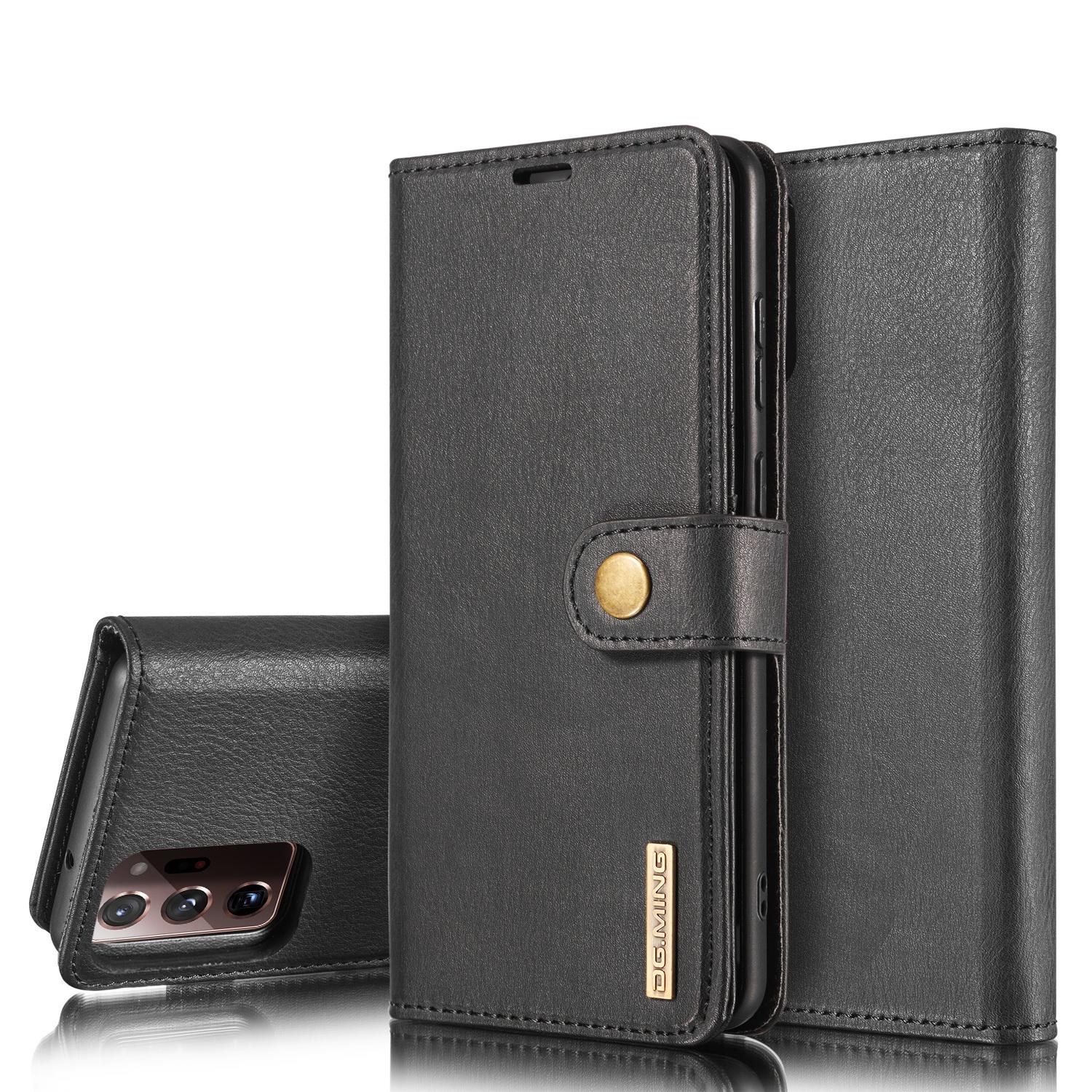 Samsung Galaxy Note 20 Ultra Pungetui med aftageligt cover, Black