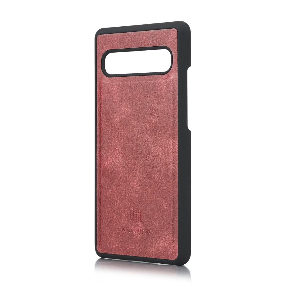Samsung Galaxy S10 Pungetui med aftageligt cover, Red