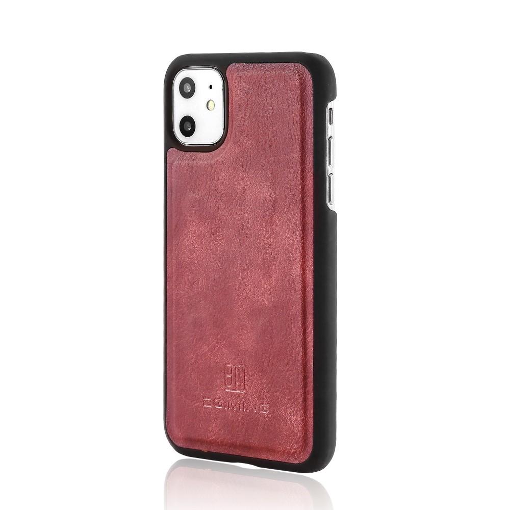 iPhone 11 Pungetui med aftageligt cover, Red