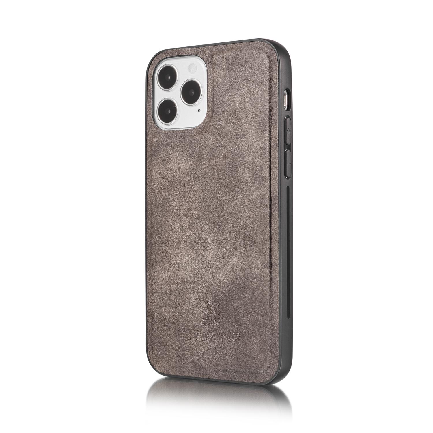 iPhone 12 Pro Max Pungetui med aftageligt cover, Brown