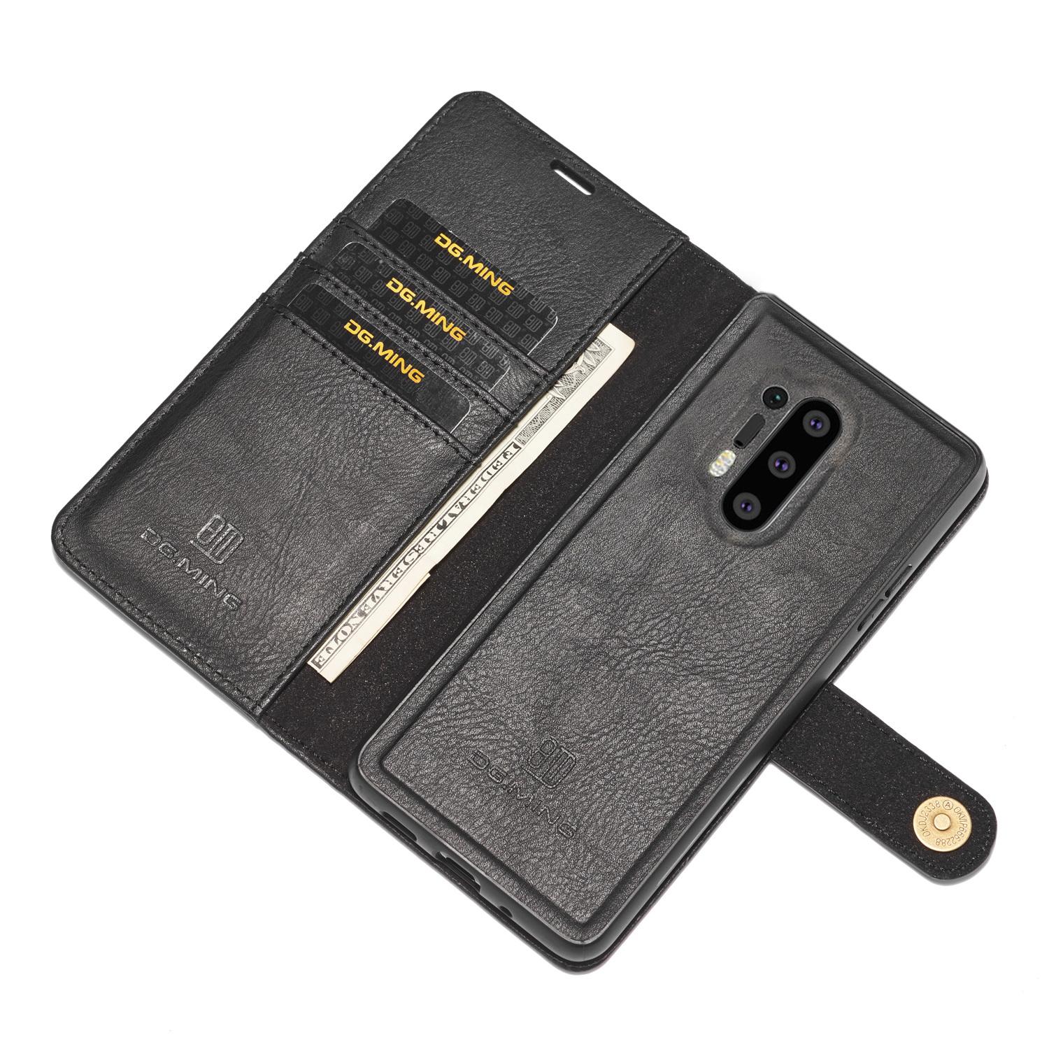  OnePlus 8 Pro Pungetui med aftageligt cover, Black