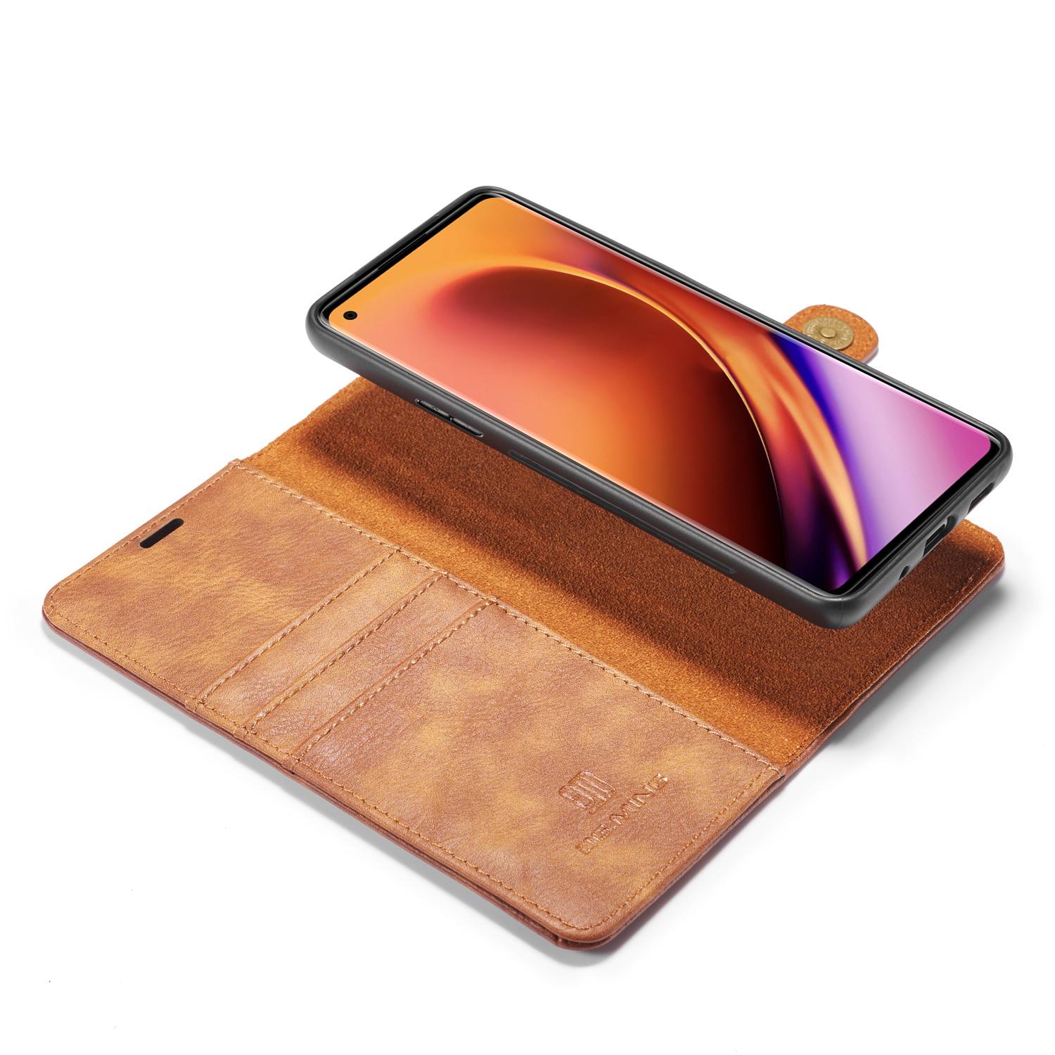  OnePlus 8 Pro Pungetui med aftageligt cover, Cognac
