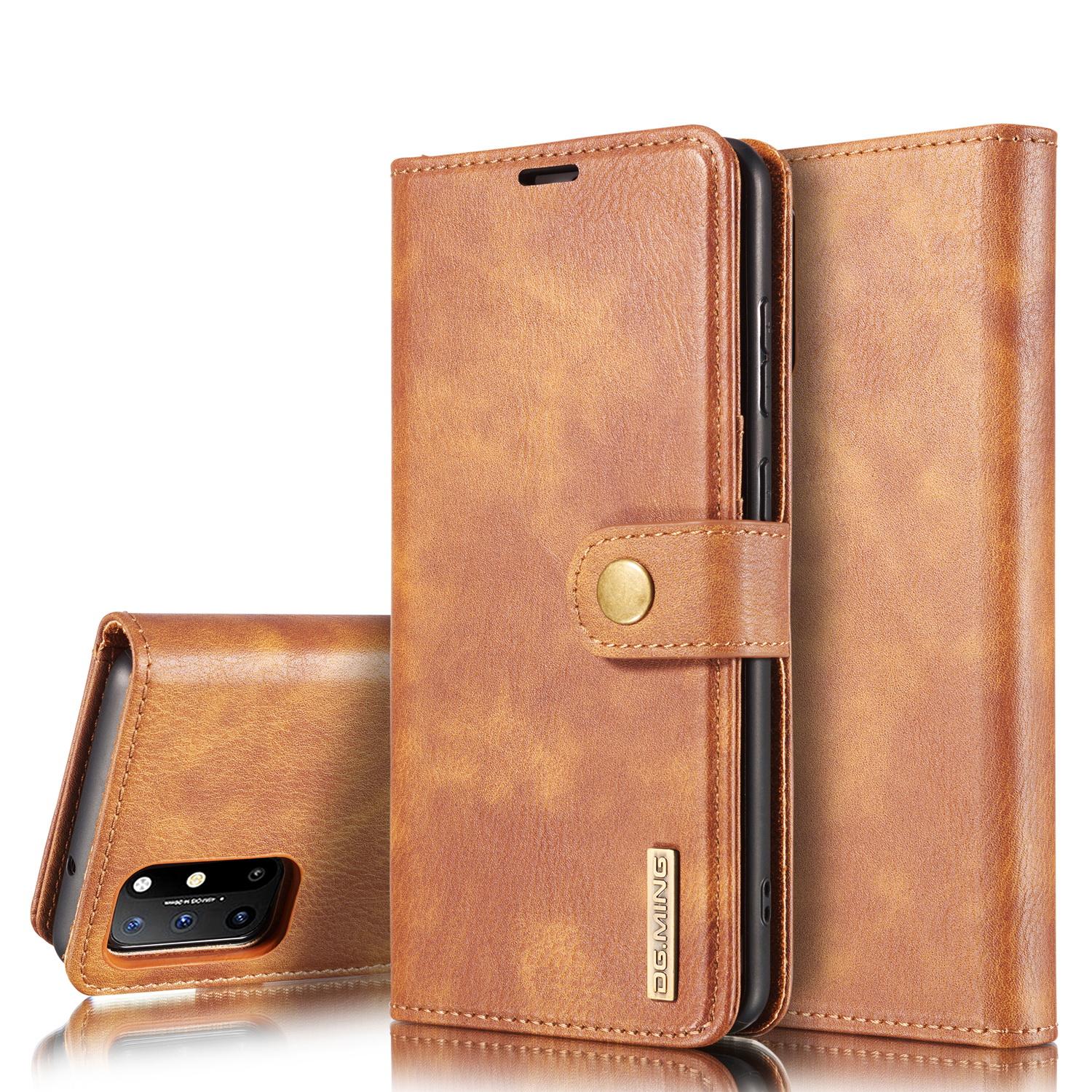  OnePlus 8T Pungetui med aftageligt cover, Cognac