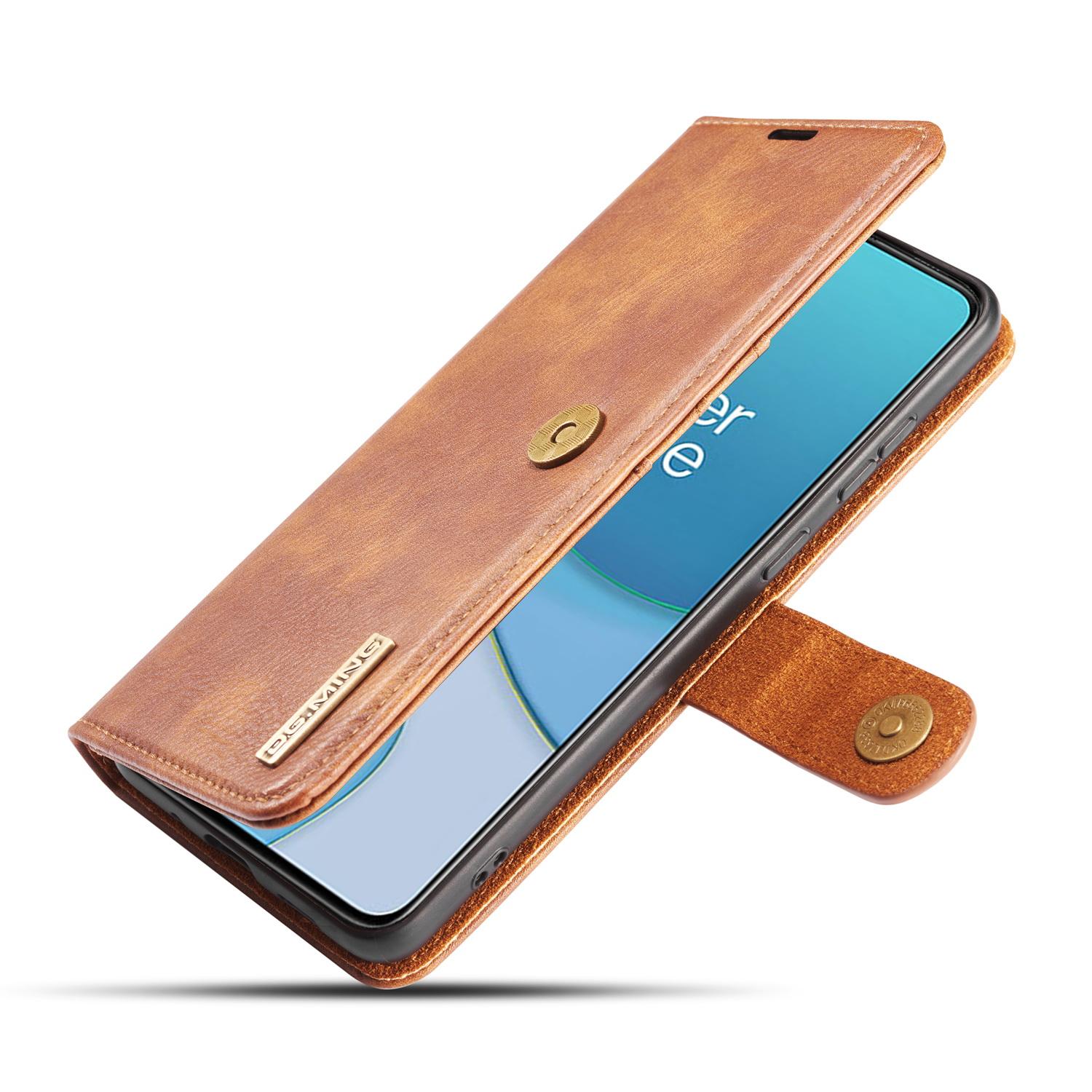  OnePlus 8T Pungetui med aftageligt cover, Cognac
