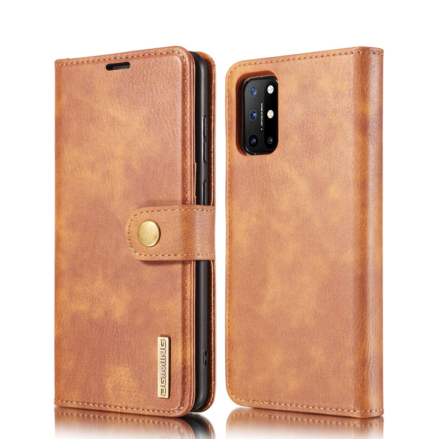  OnePlus 8T Pungetui med aftageligt cover, Cognac