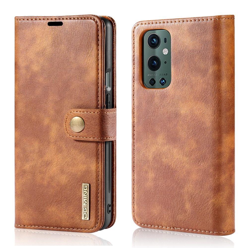  OnePlus 9 Pro Pungetui med aftageligt cover, Cognac