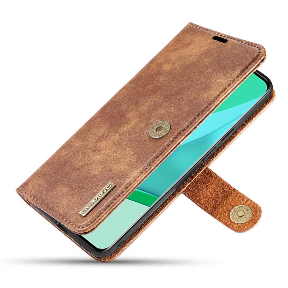 OnePlus 9 Pro Pungetui med aftageligt cover, Cognac