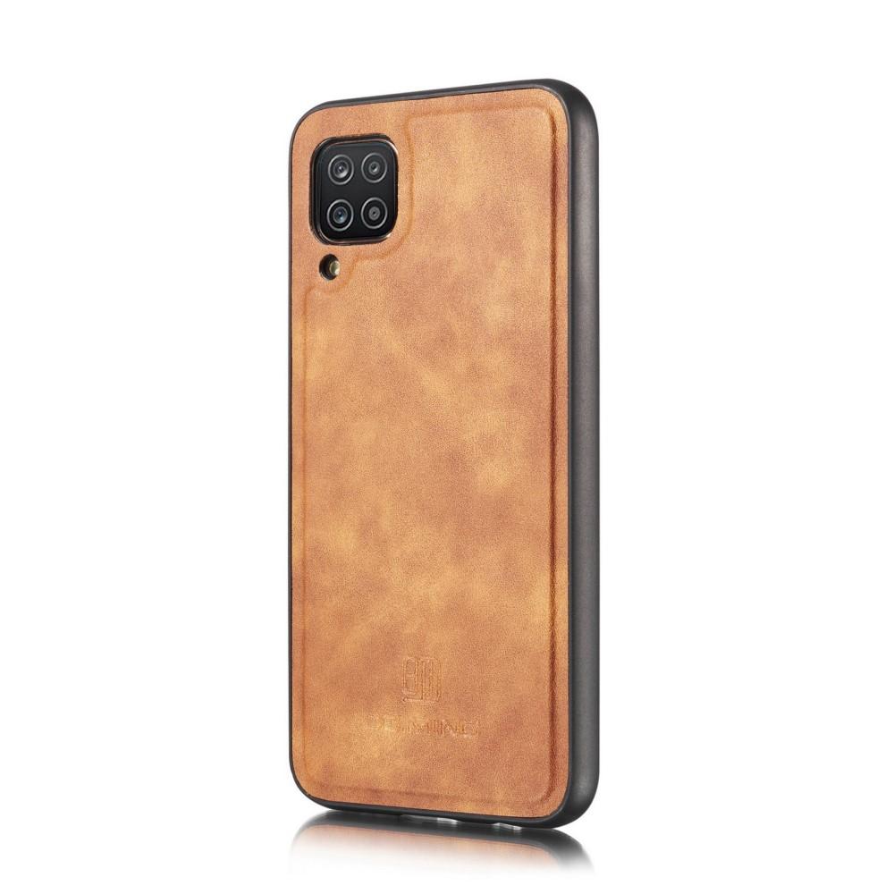 Samsung Galaxy A12 5G Pungetui med aftageligt cover, Cognac