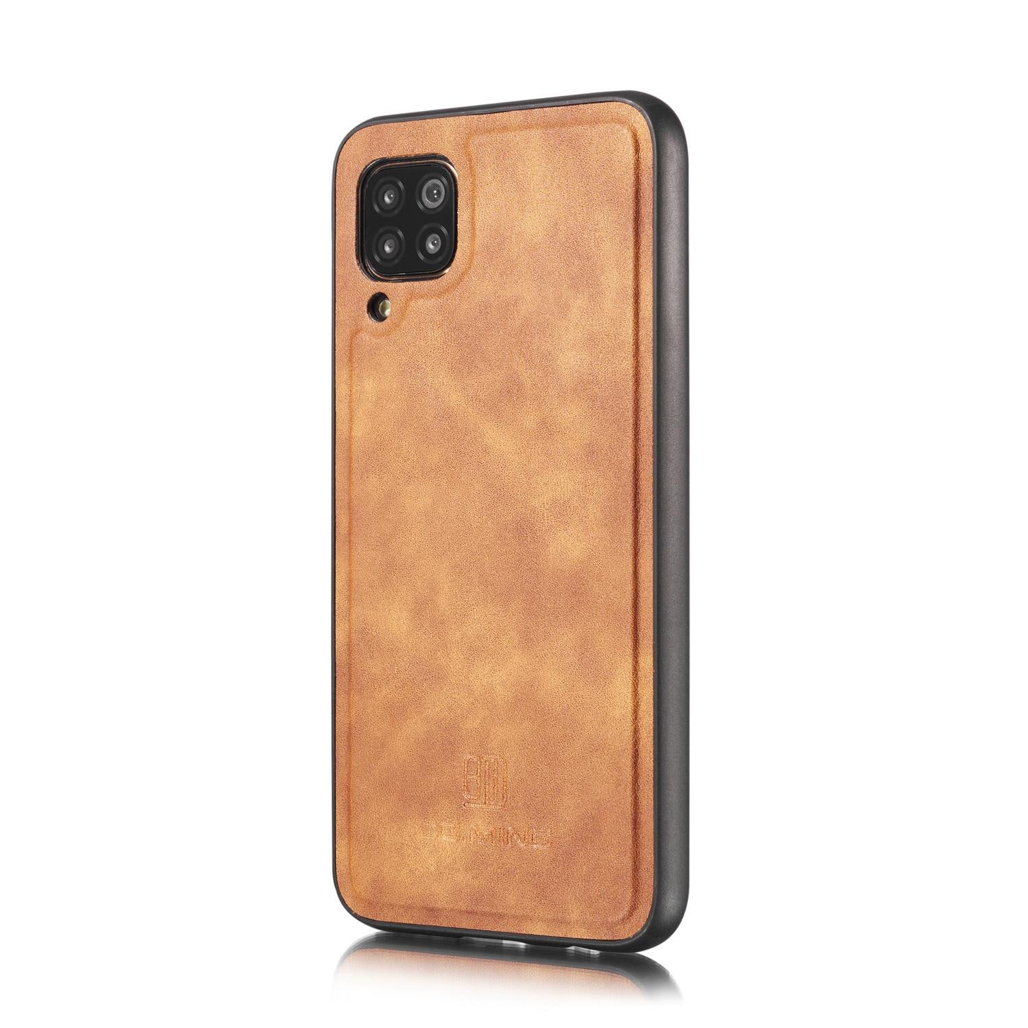Samsung Galaxy A42 Pungetui med aftageligt cover, Cognac