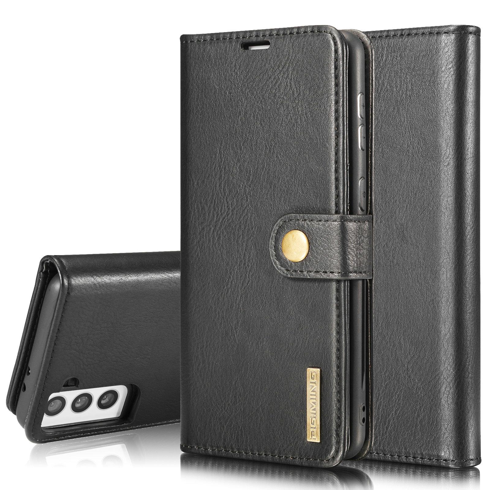 Samsung Galaxy S21 Plus Pungetui med aftageligt cover, Black