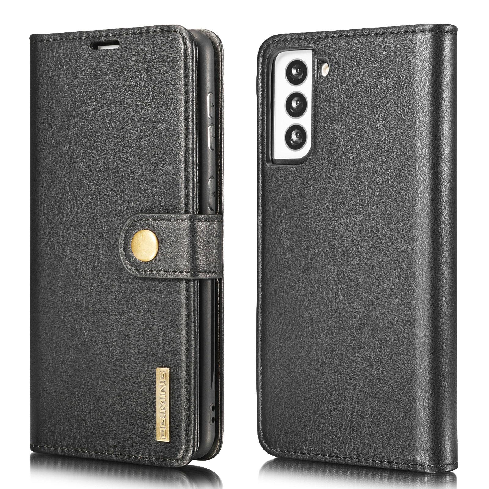 Samsung Galaxy S21 Plus Pungetui med aftageligt cover, Black