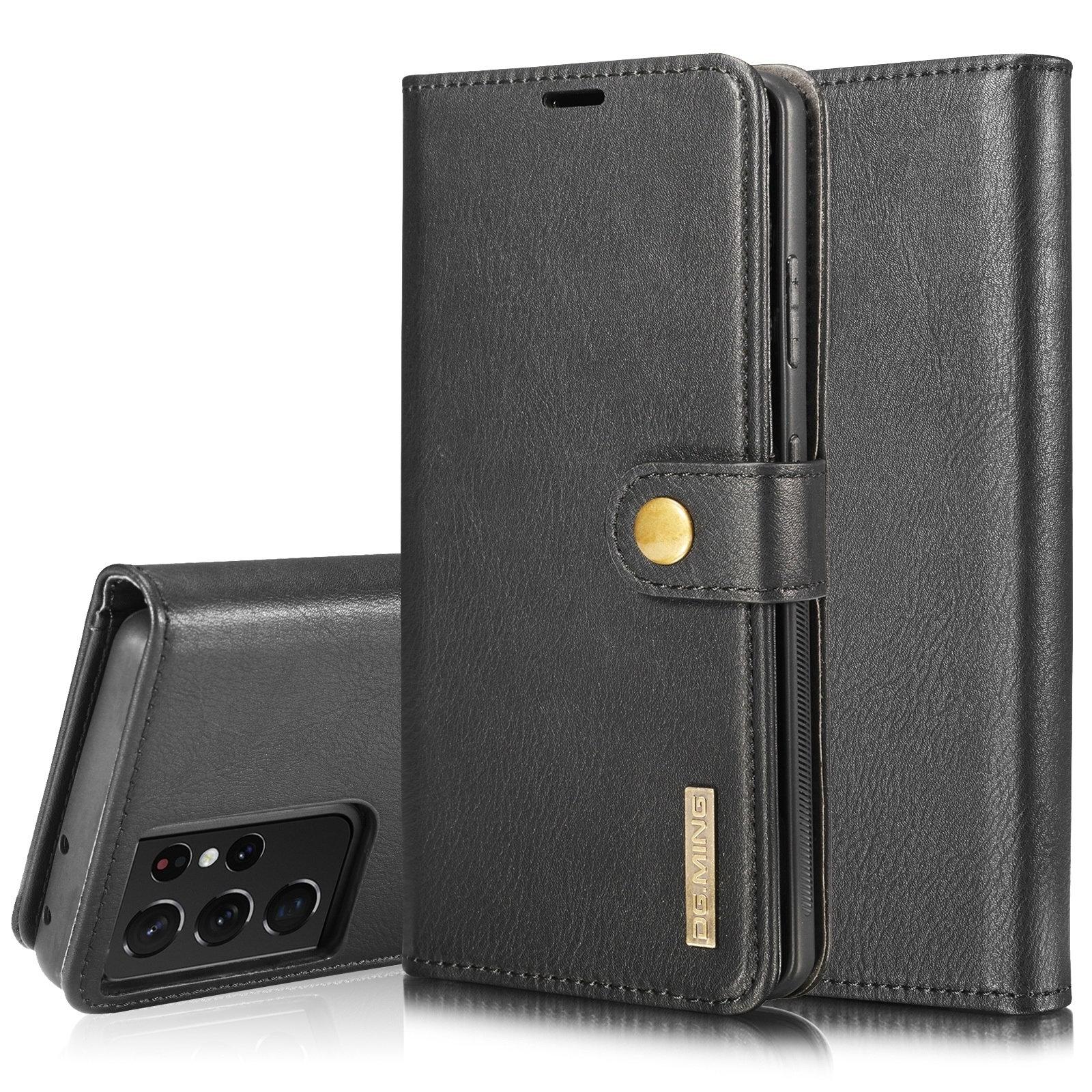 Samsung Galaxy S21 Ultra Pungetui med aftageligt cover, Black