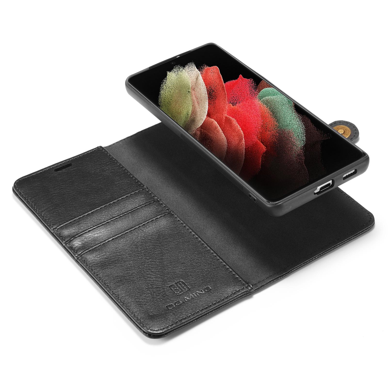 Samsung Galaxy S21 Ultra Pungetui med aftageligt cover, Black
