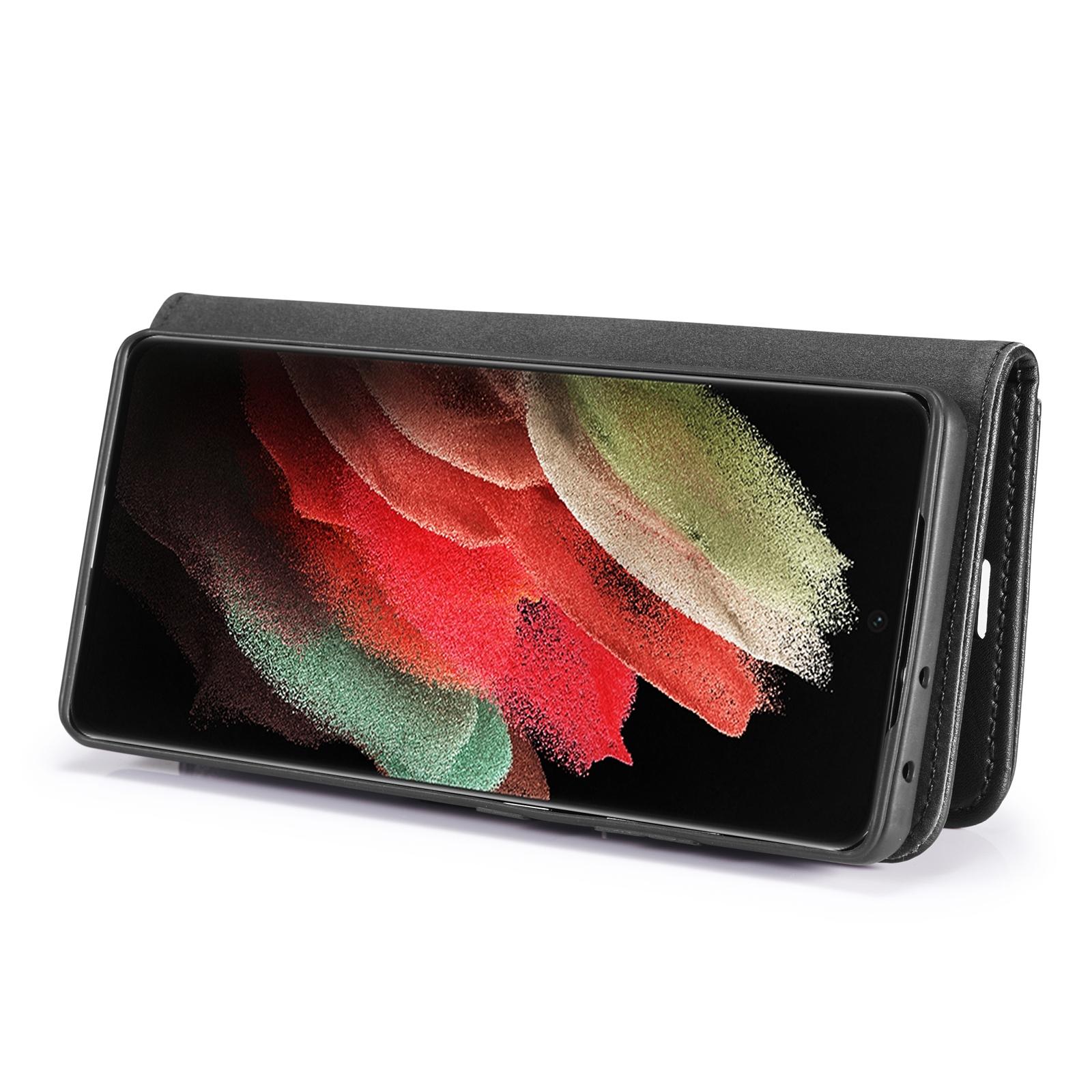Samsung Galaxy S21 Ultra Pungetui med aftageligt cover, Black