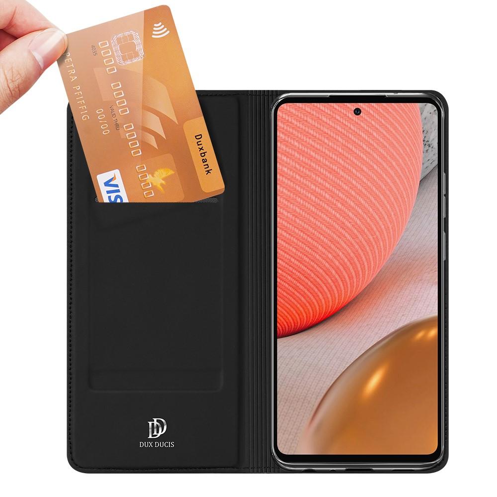 Samsung Galaxy A72 5G Slankt mobiletui, Sort