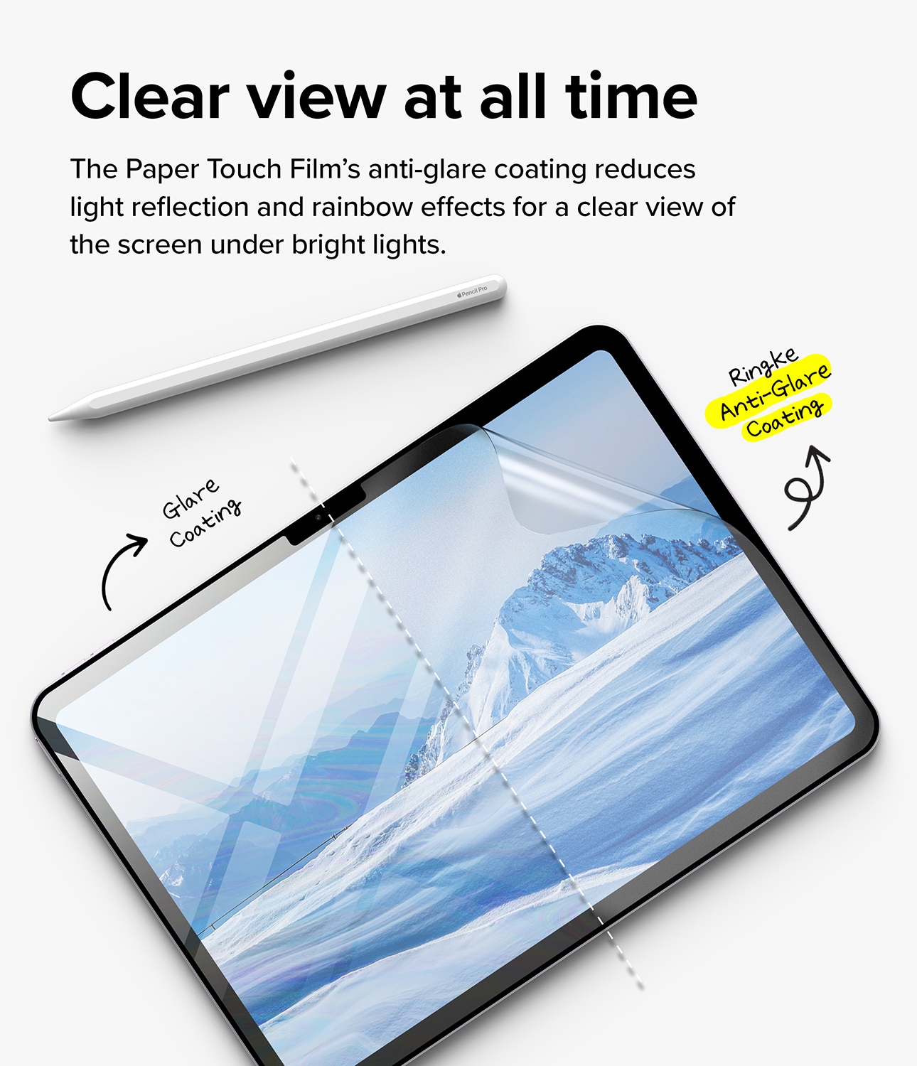 Apple iPad Air 11 6th Gen (2024) Hård skærmbeskytter med papirfølelse (2-pak)