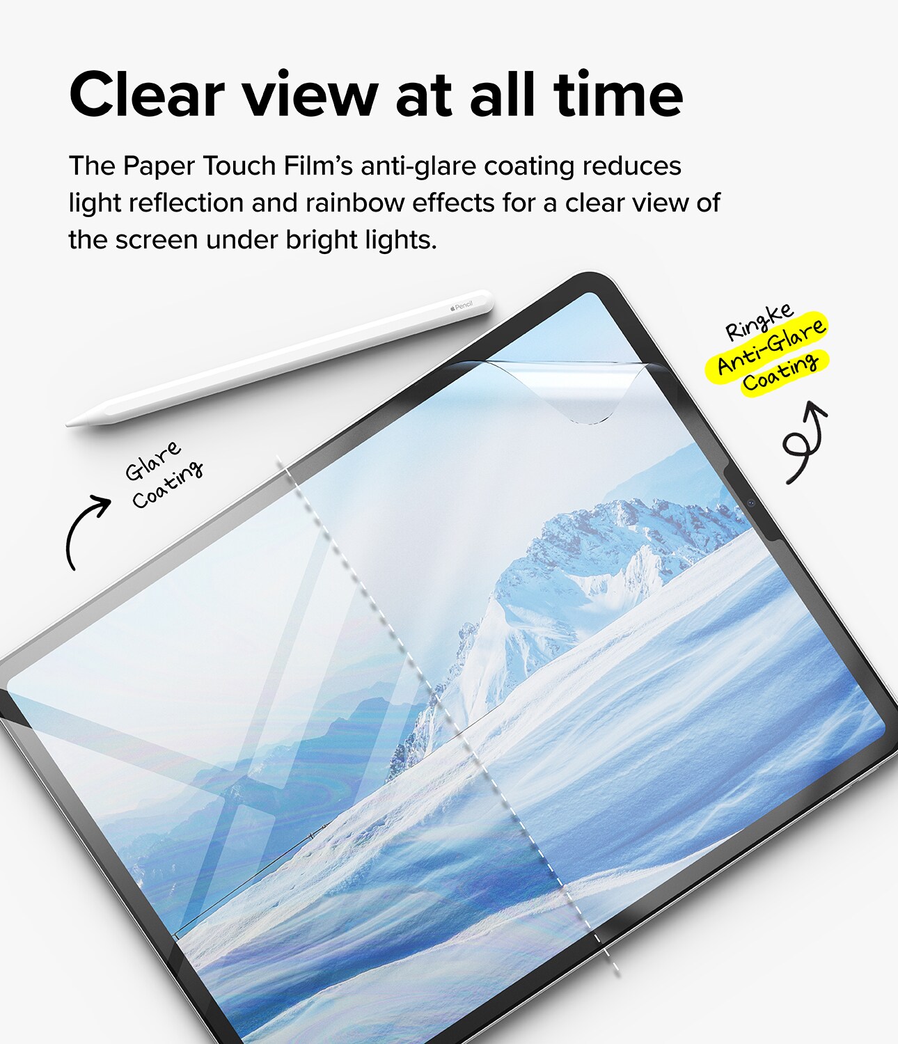 Apple iPad Pro 13 7th Gen (2024) Hård skærmbeskytter med papirfølelse (2-pak)