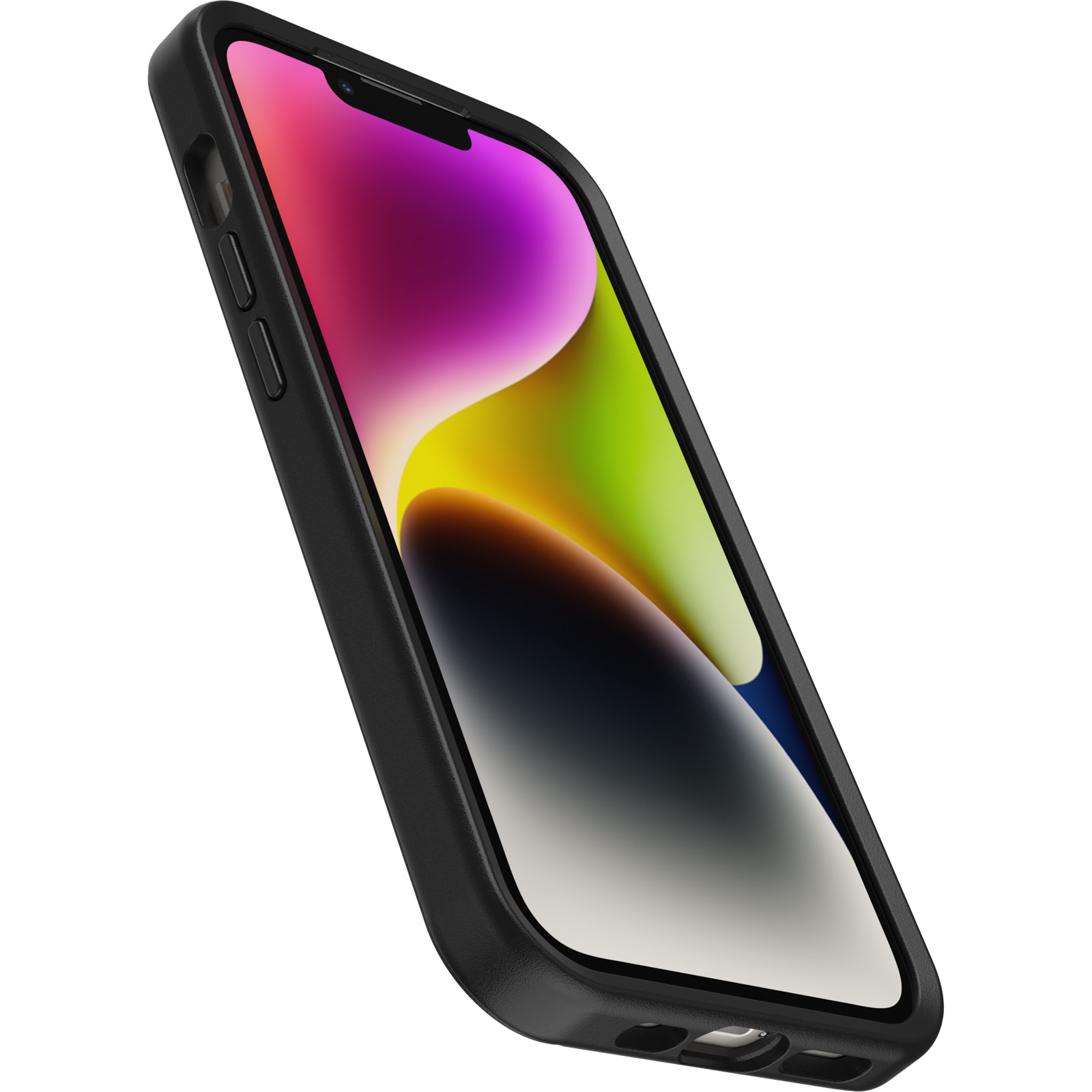 iPhone 14 Stødsikkert cover Symmetry, Sort
