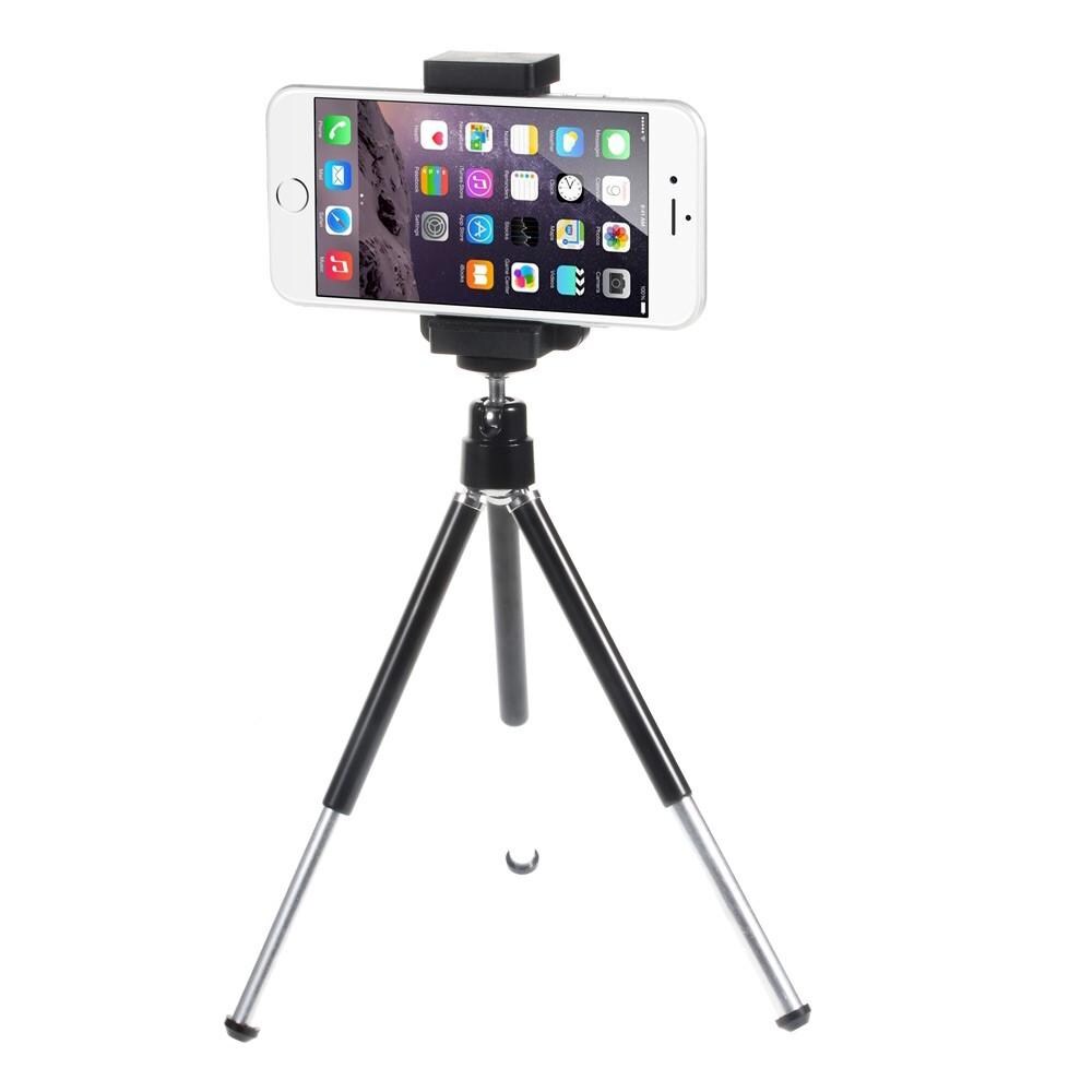 Teleskopisk tripod mobilstativ, Sølv