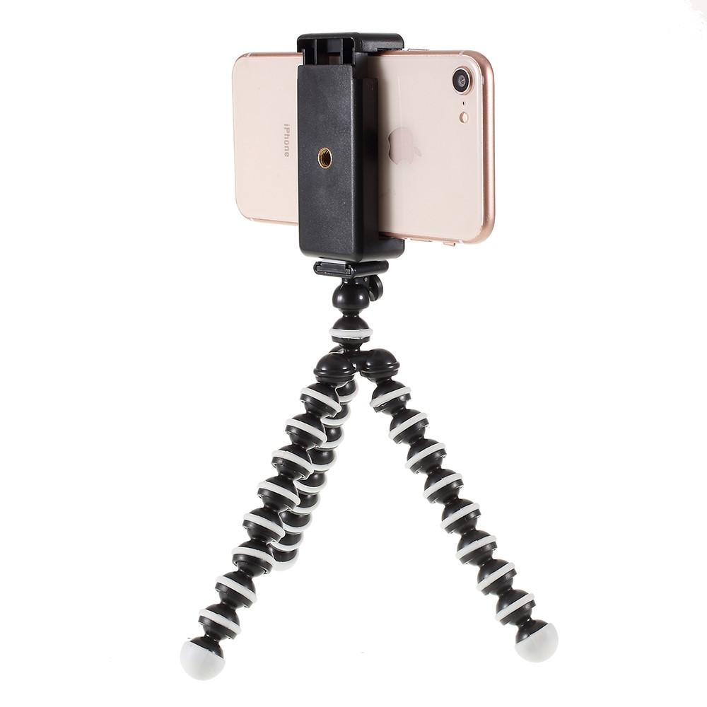 Mobilstativ tripod med bøjelige ben, Sort