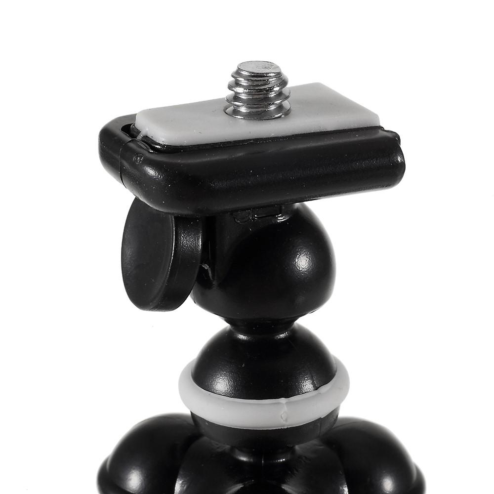 Mobilstativ tripod med bøjelige ben, Sort